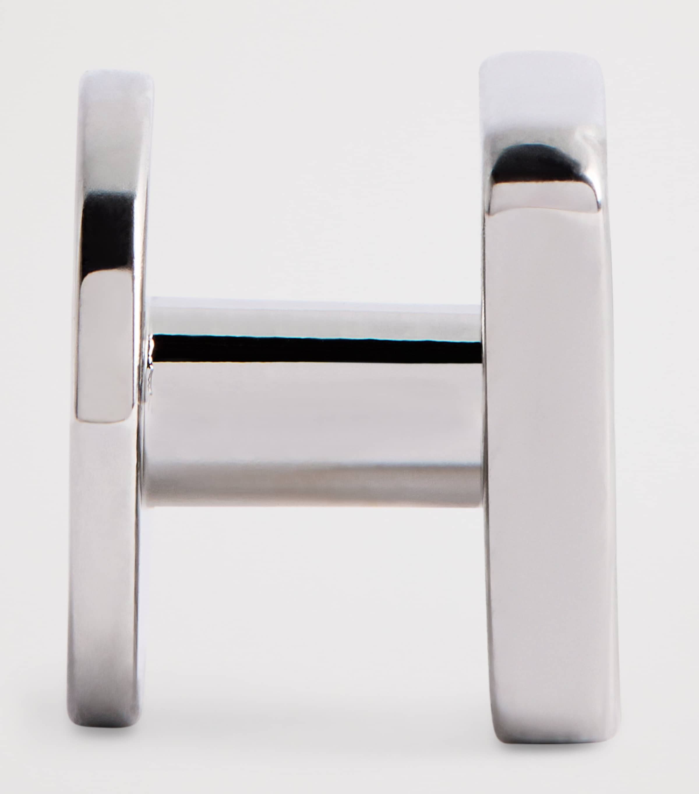 Rhodium-Plated Celtic Onyx Cufflinks Set ONYX Image 4