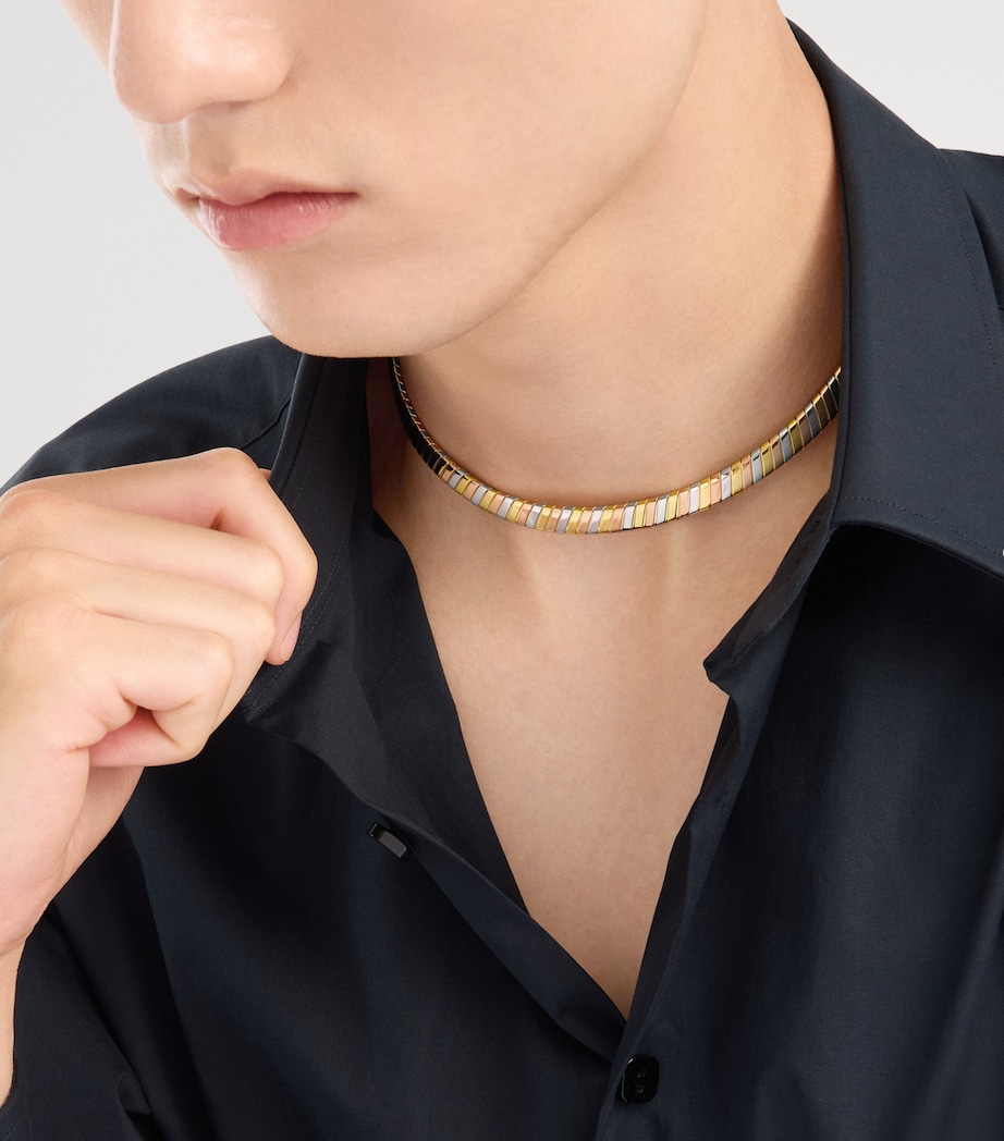 Bvlgari Mixed-Gold Tubogas Choker Image 6