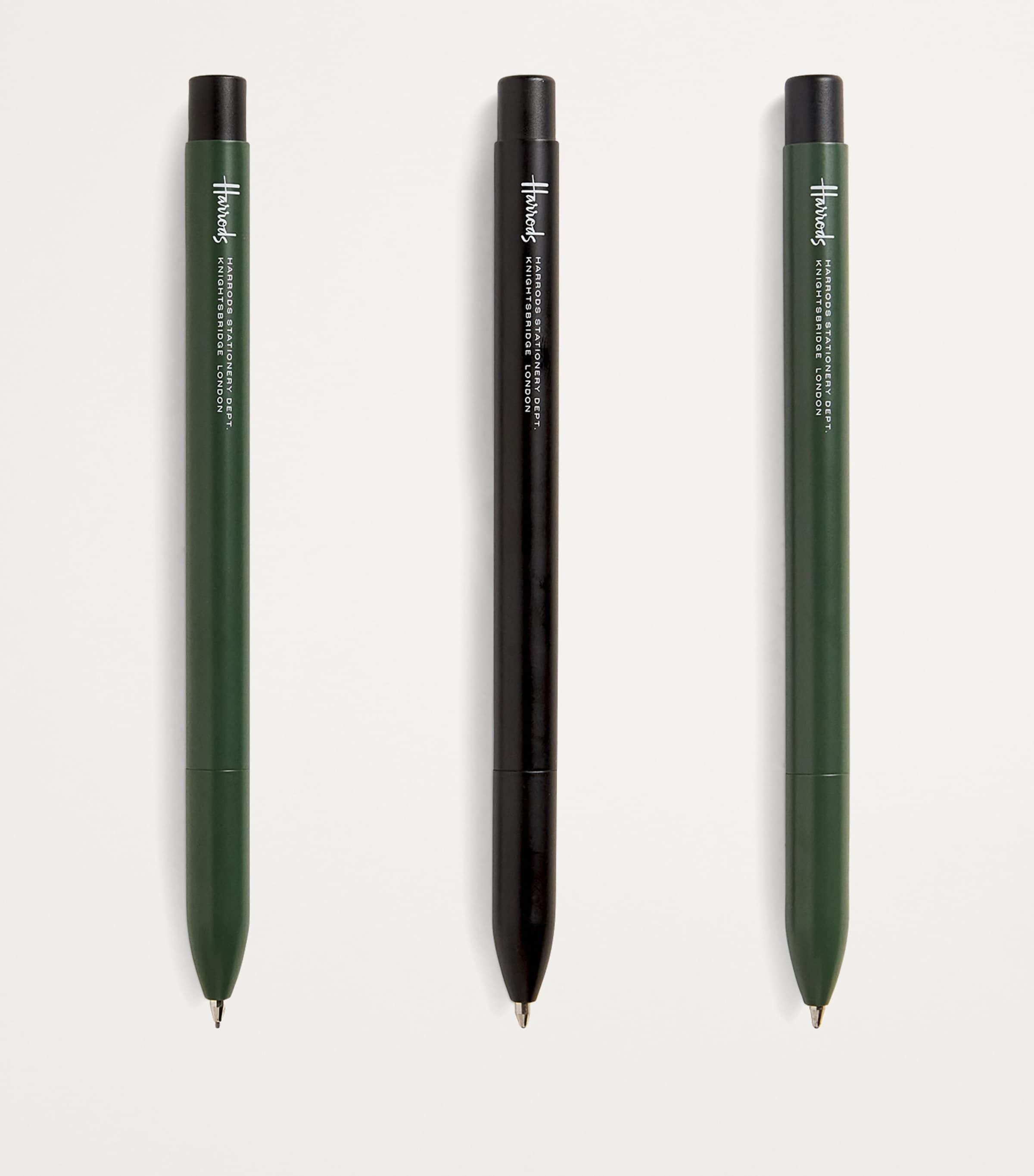 Harrods Logo Pens (Set of 3) | Designers | Harrods | Luxury Stationery | Pens & Pencils Harrods Logo Pens (Set of 3) | Designers | Harrods | Luxury Stationery | Pens & Pencils