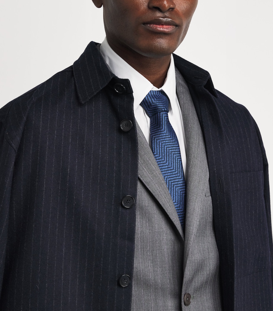 Silk Herringbone Tie FB160 Image 2