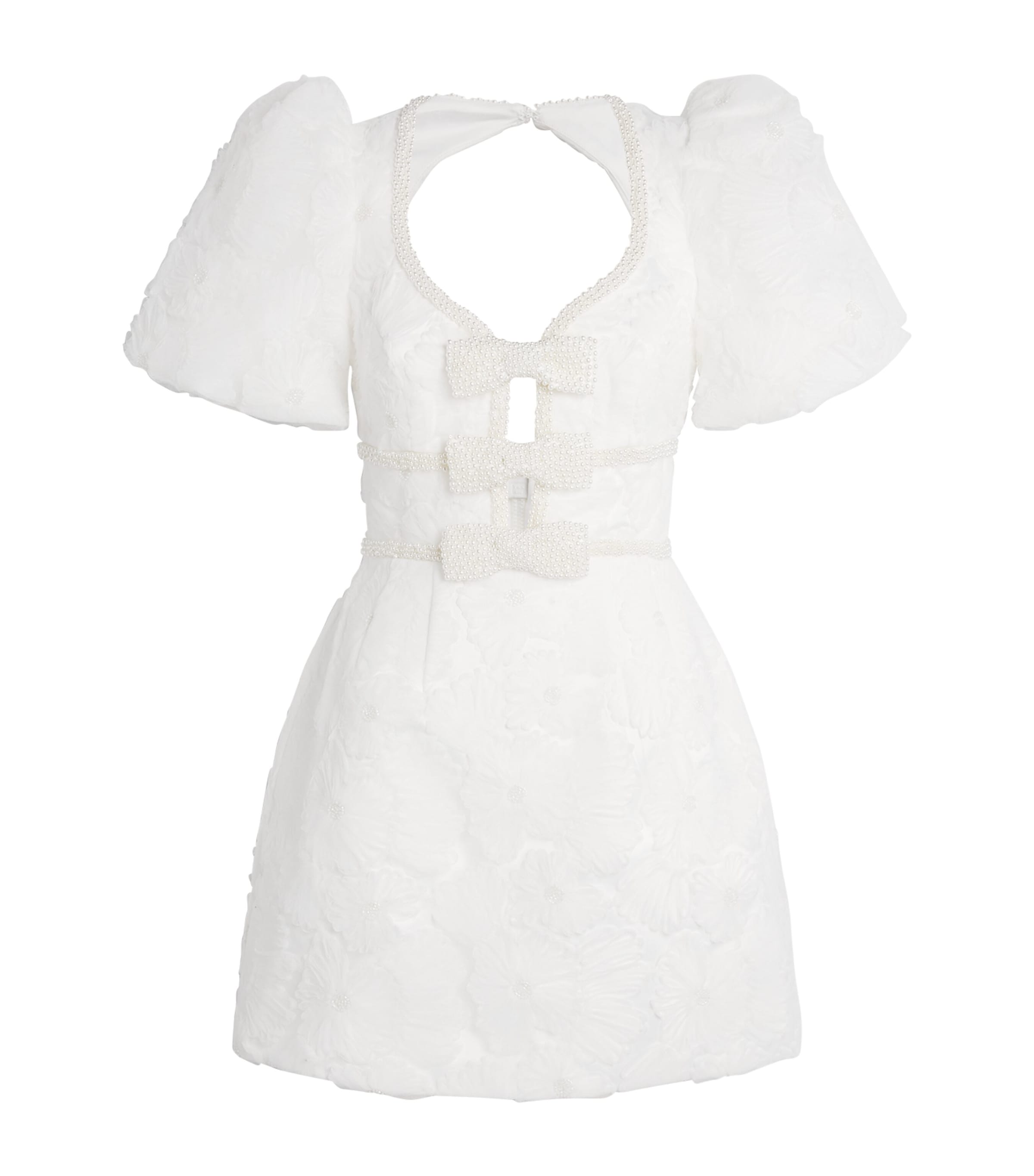Rebecca Vallance Bow-detail Deliah Mini Dress