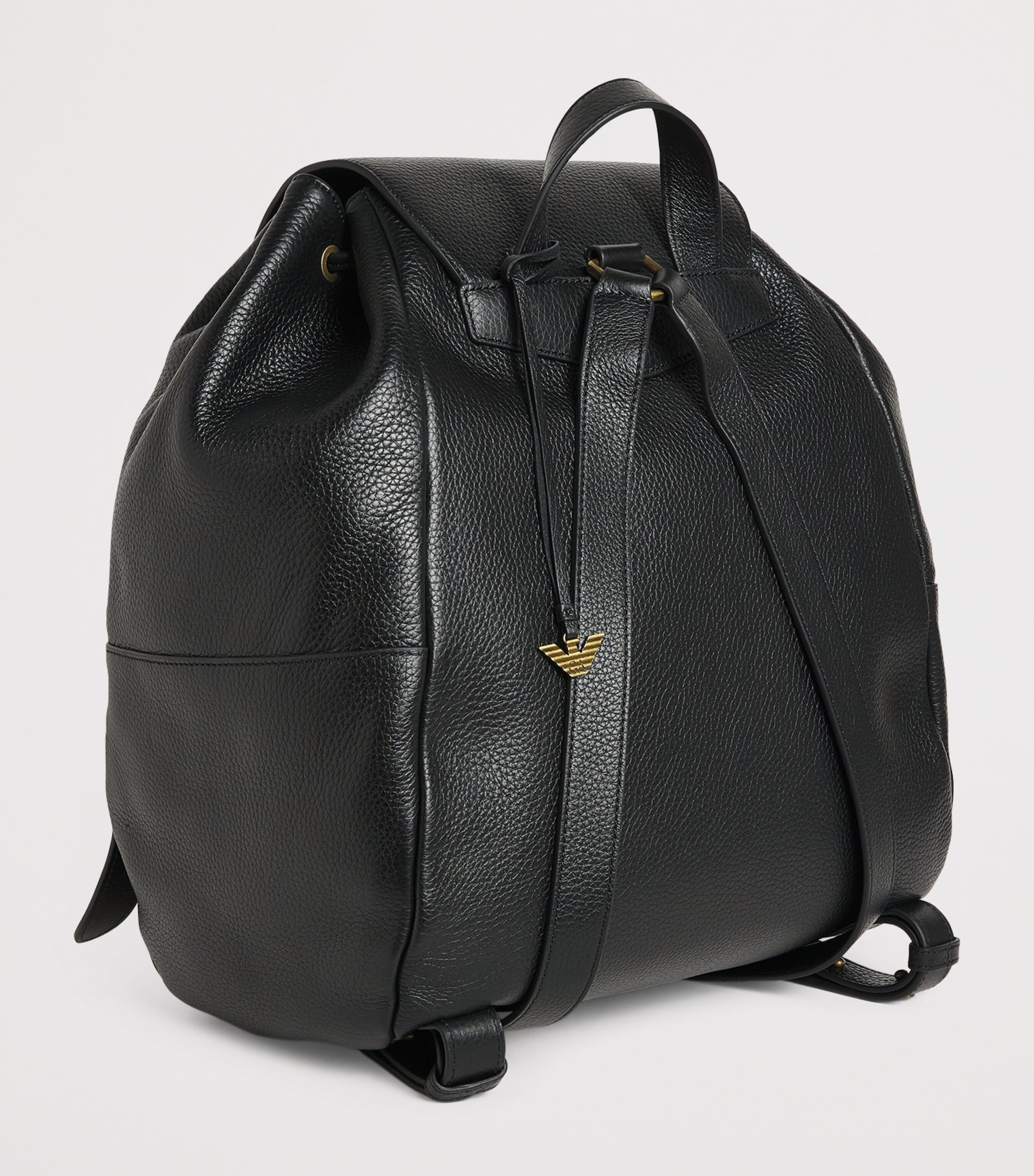 Pebbled Leather Backpack UC001 Image 3