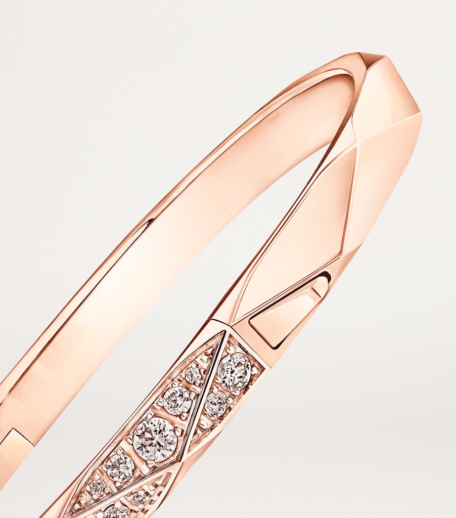 Rose Gold and Diamond Laurence Graff Signature Bangle ROSE GOLD Image 4