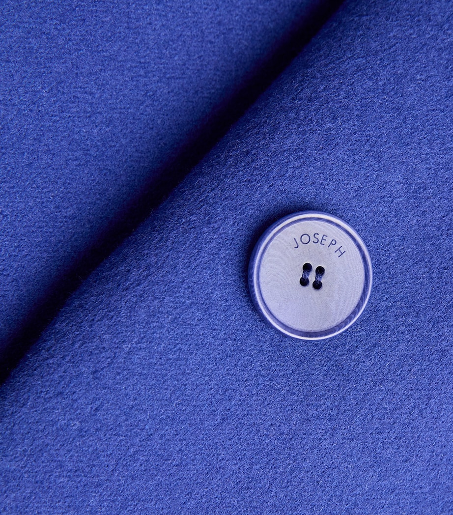 Wool-Silk Rollet Coat COBALT Image 5