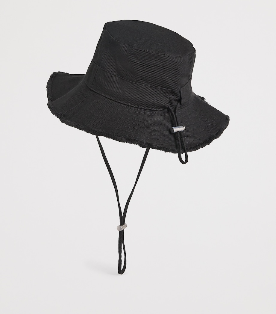 Jacquemus Artichaut Logo Bucket Hat Black Image 4