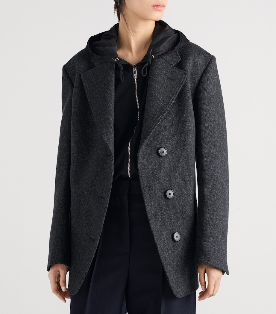 Cotton Reversible Hoodie F0002 Image 6