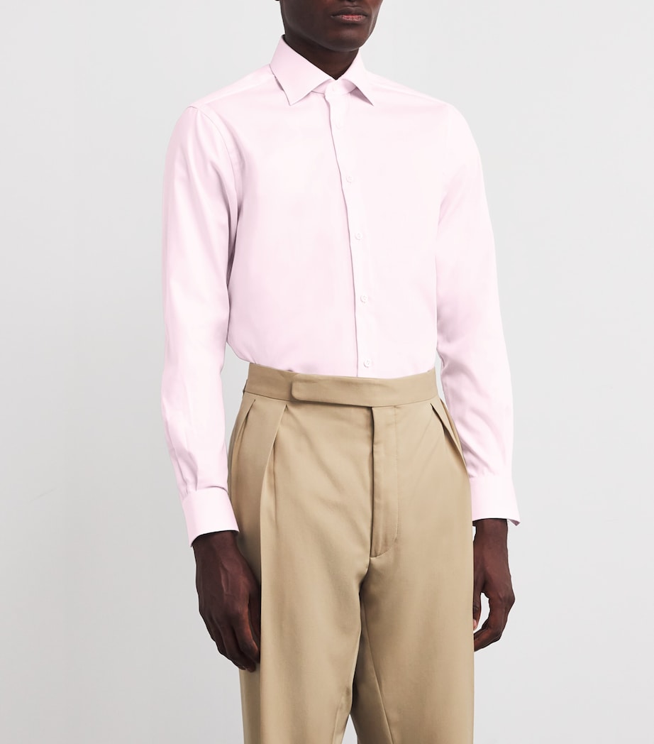 Cotton Jacquard Shirt 73 PINK Image 3