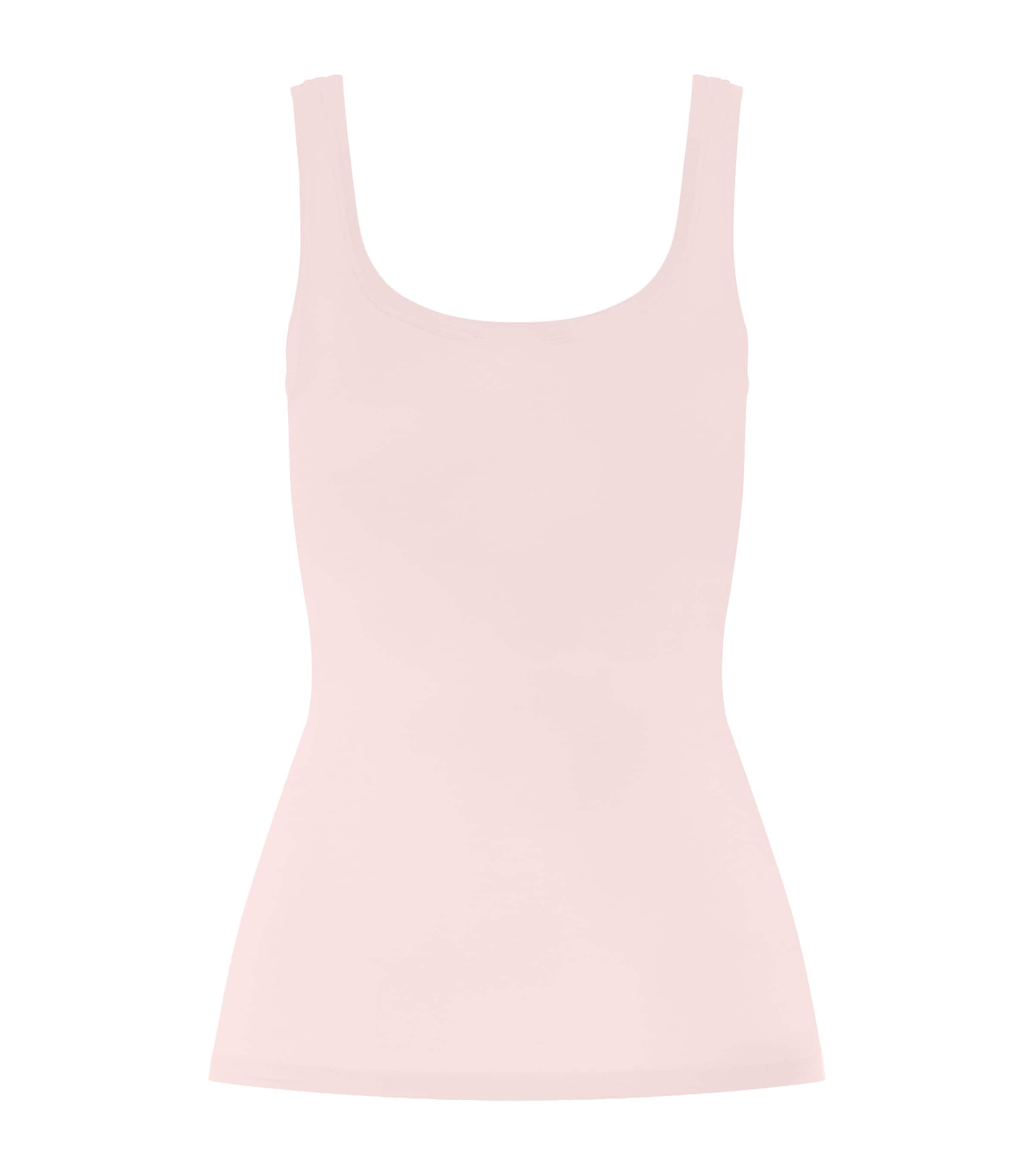 Hanro Womens Touch Feeling Tank Top Rosewater Image 3