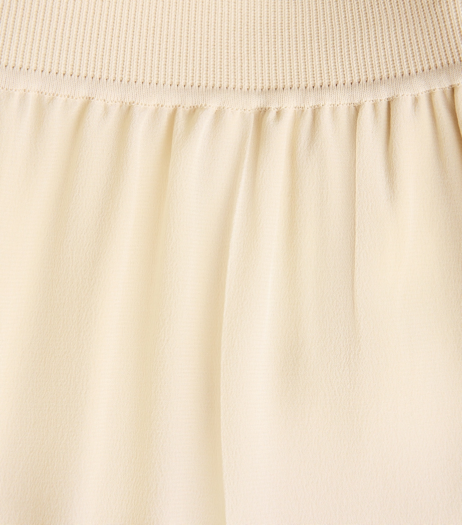 Silk Hulin Wide-Leg Trousers AFFOGATO Image 5