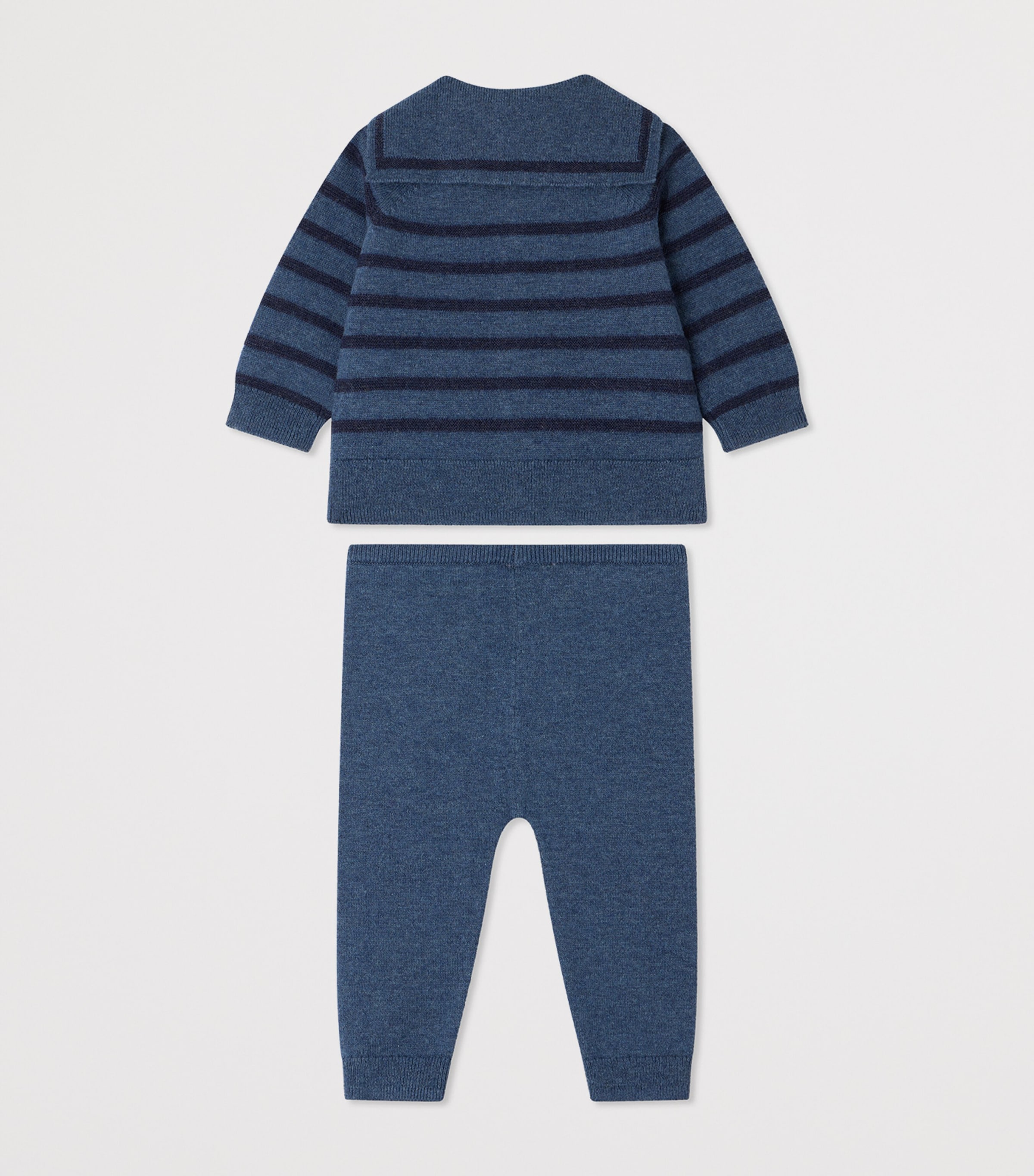 Bonpoint Wool-Cotton Sweater and Leggings Set (3-18 Months) Ra Jean Fonce Image 2