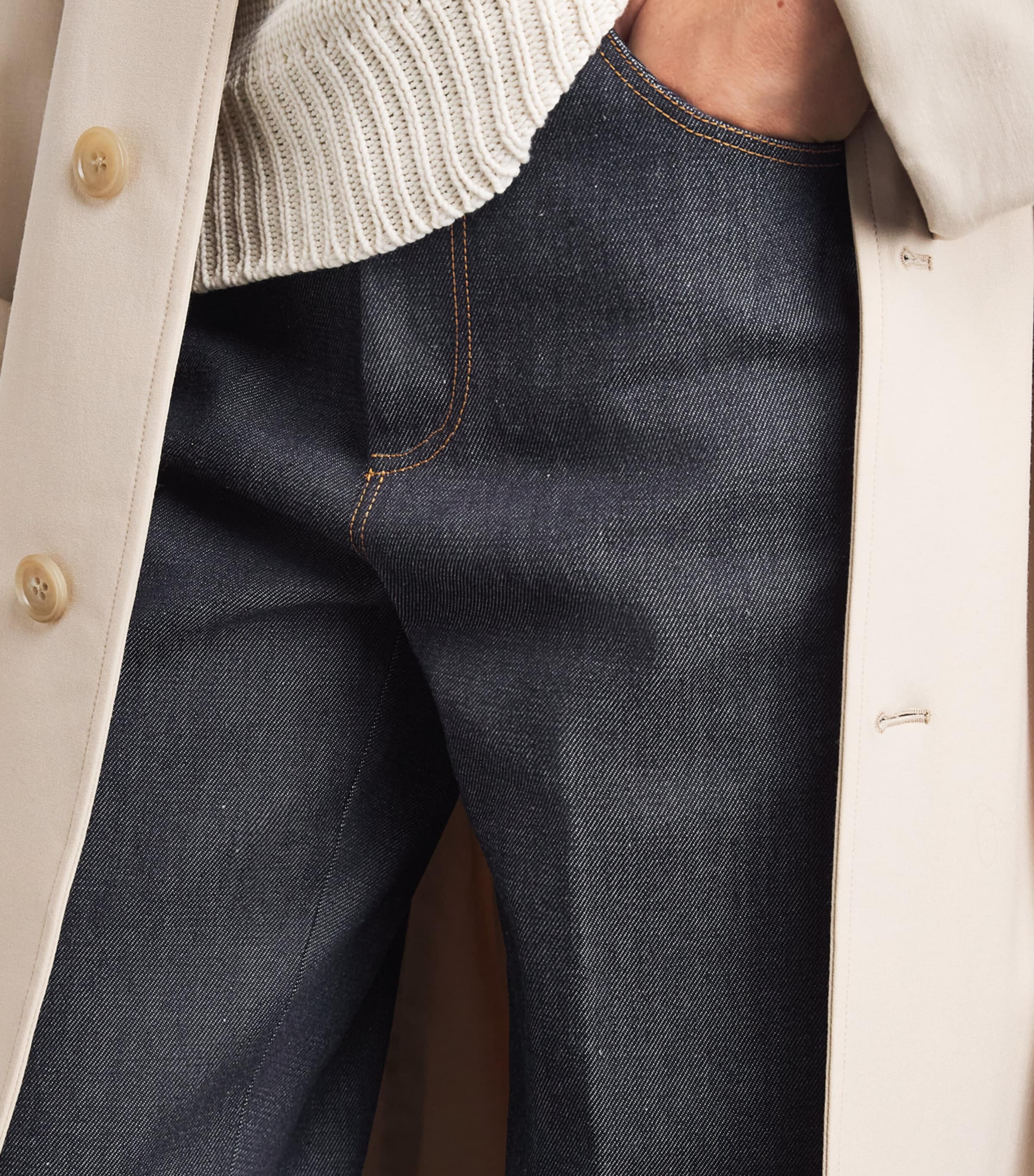 Altuzarra Womens Mills Straight Jeans Indigo Image 3