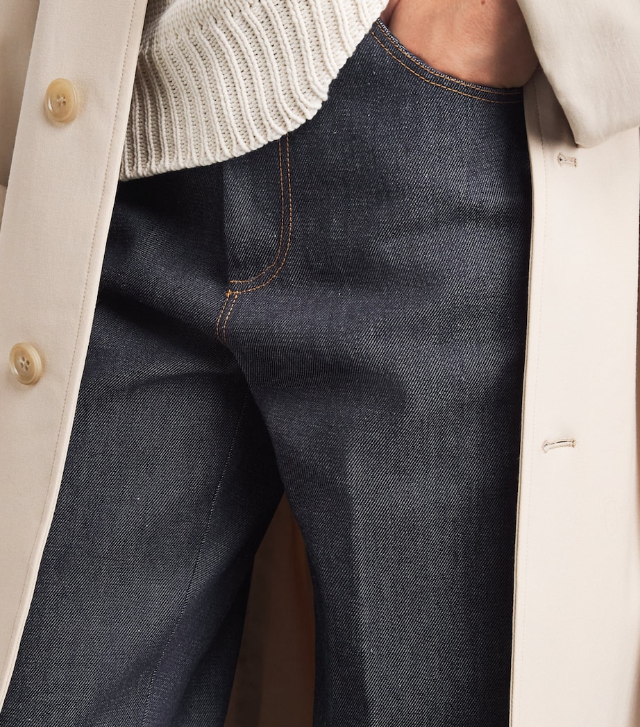 Altuzarra Womens Mills Straight Jeans Indigo Image 3