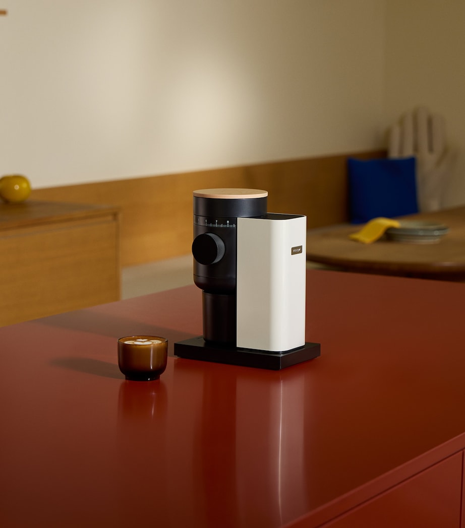 FELLOW Opus 2 Conical Burr Grinder Sesame With Maple Image 8