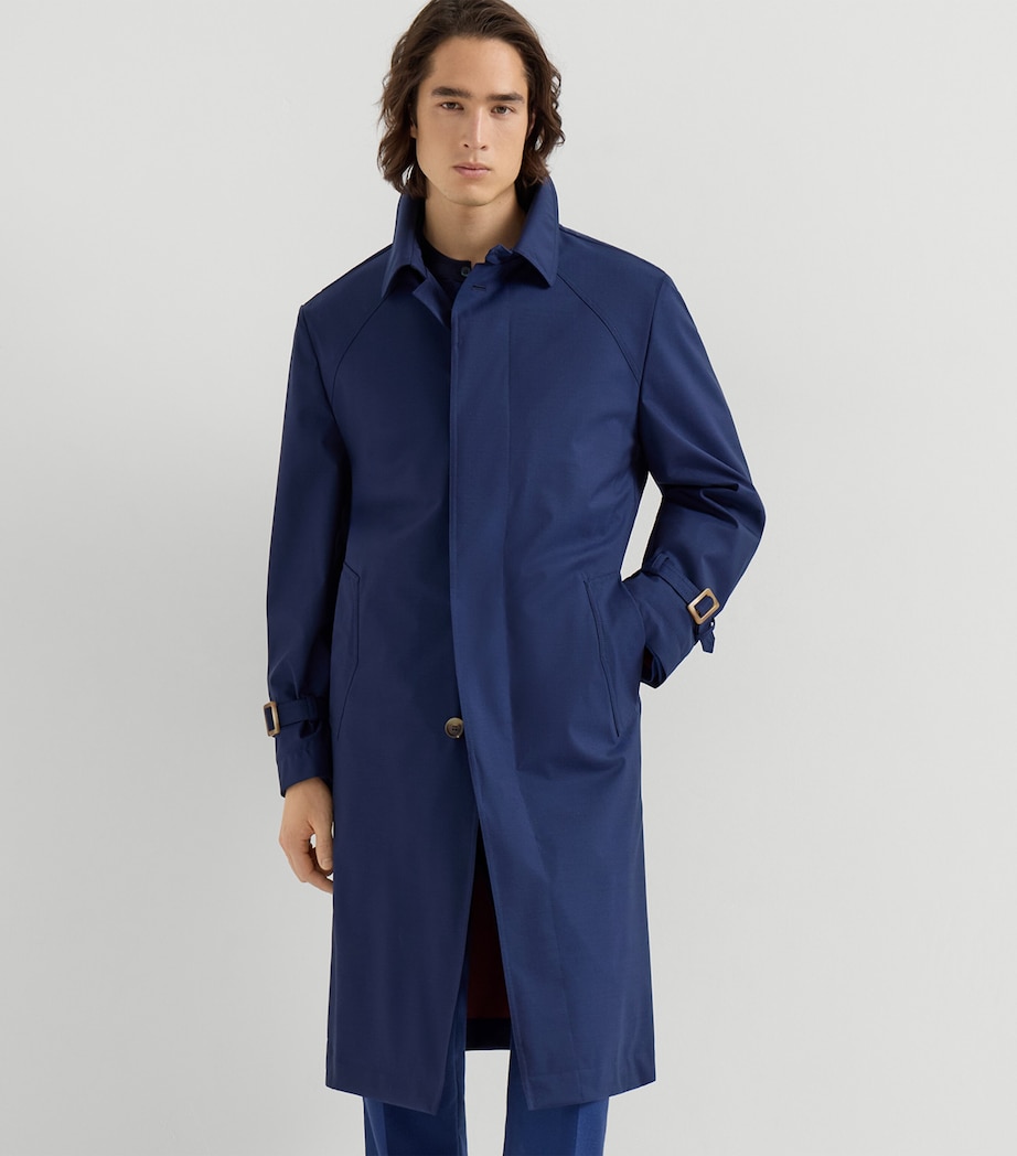 Wool Fresco Trench Coat C350 Image 2