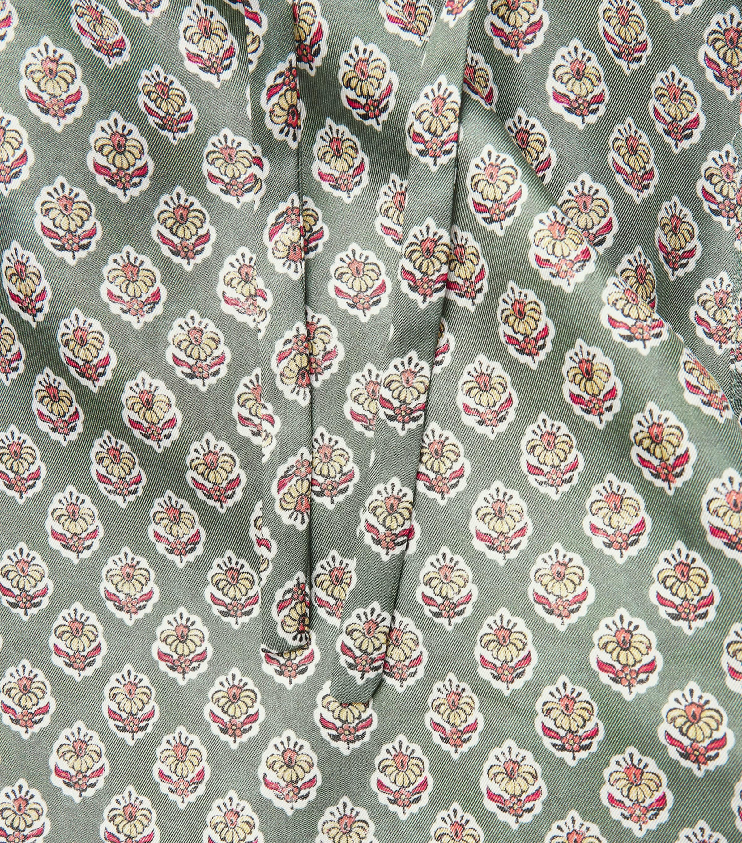 Silk Floral Wide-Leg Trousers 2014 WD BLK SPK FLWR Image 5