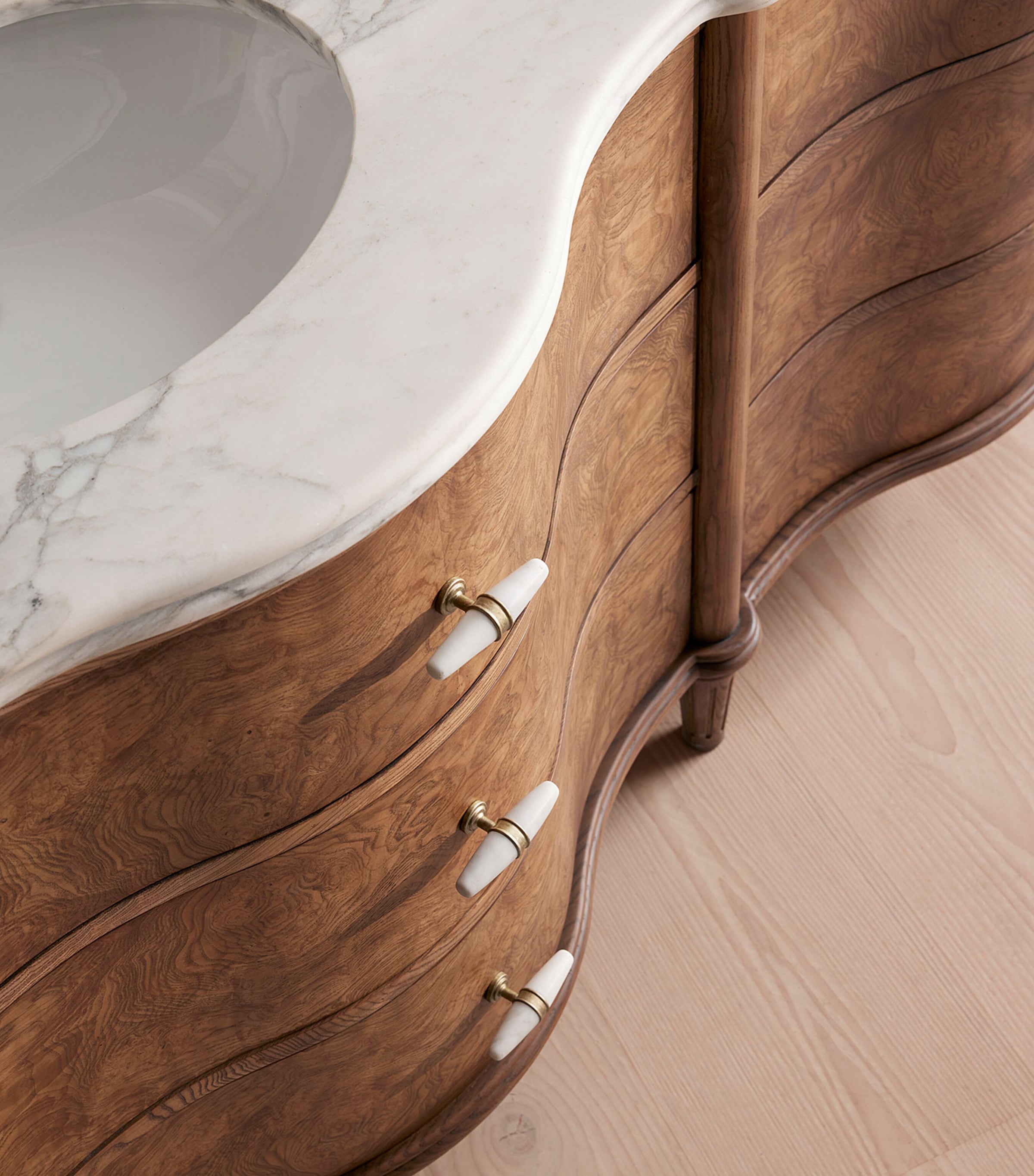 Soho Home Valerie Double Vanity Arabescato Image 5