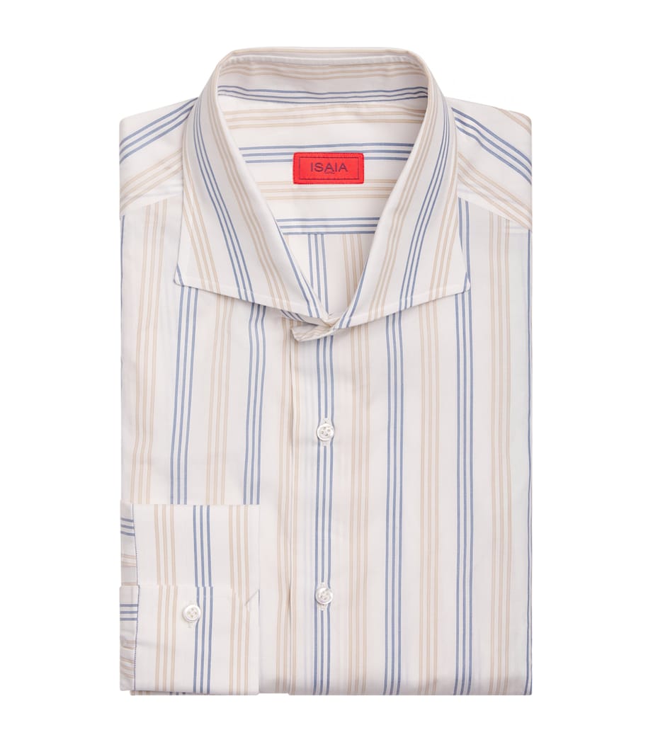 Cotton Stripe Dress Shirt 1 Image 1