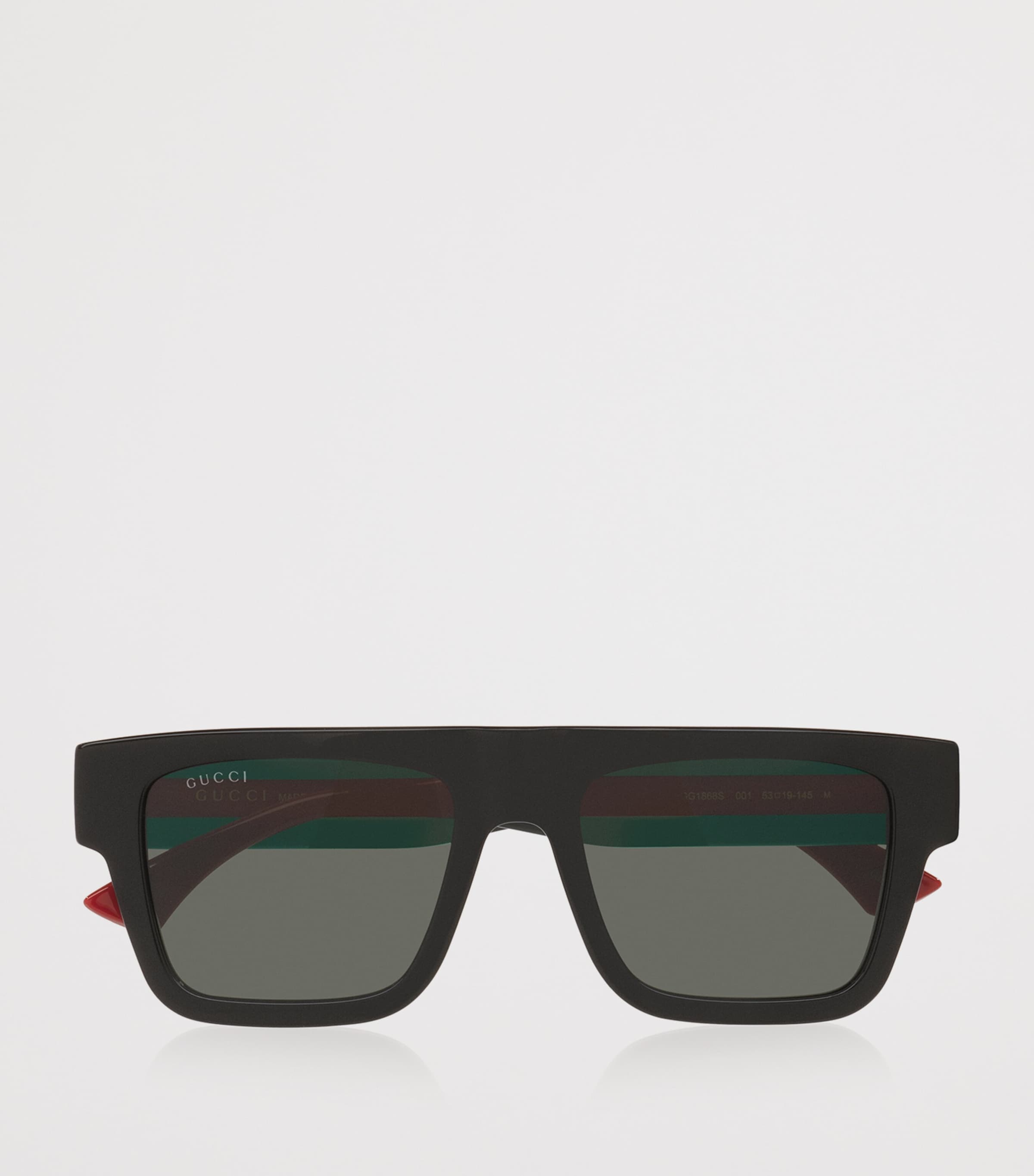 Gucci Acetate Rectangle Sunglasses Image 5