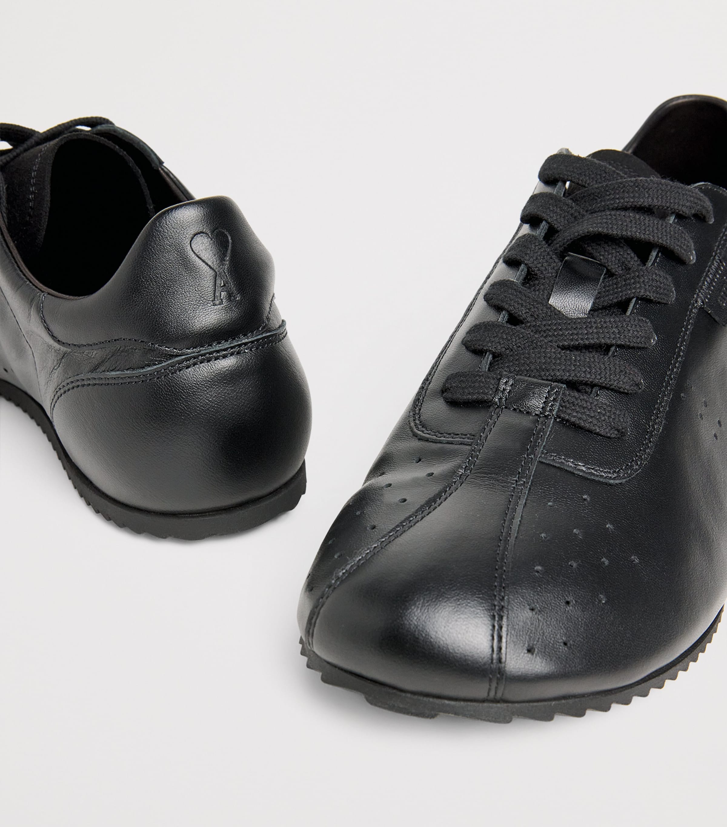 Nappa Leather Step Sneakers 001 - NOIR Image 7
