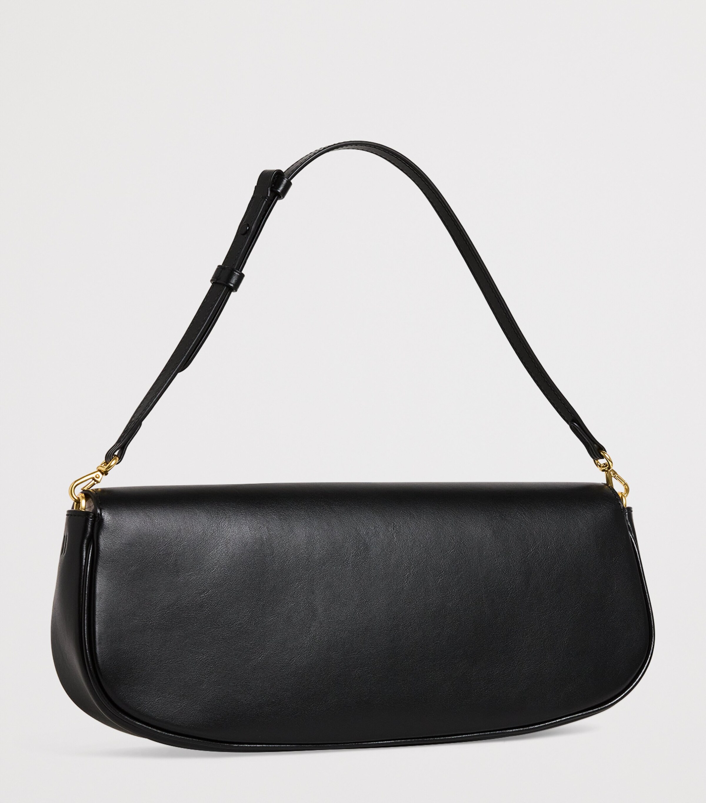 Polo Ralph Lauren Leather Bellport Clutch Bag Black Image 3