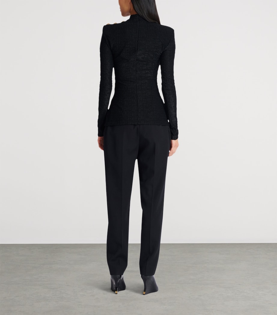 Bouclette Monogram Top 0PA NOIR Image 6