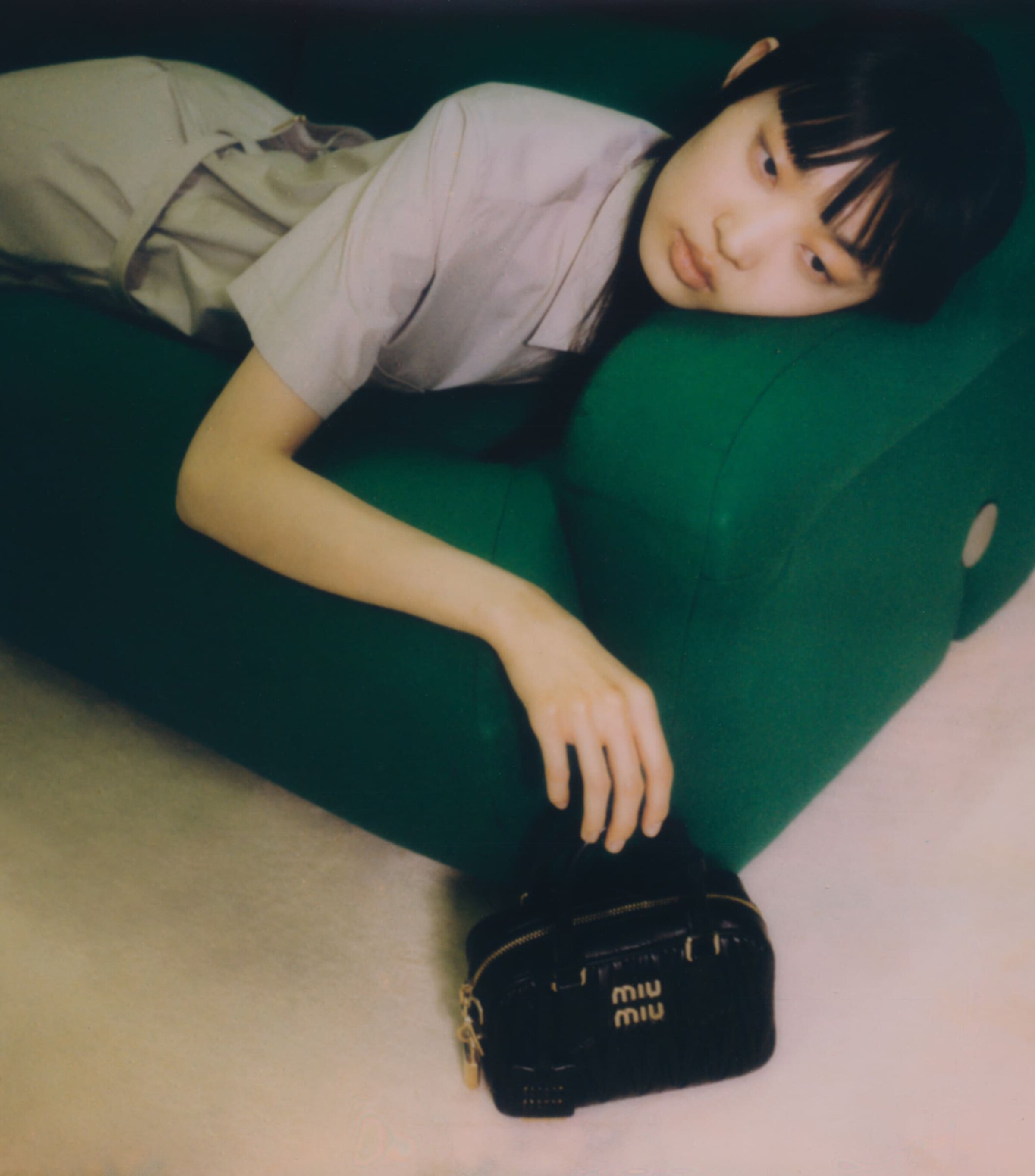 Small Leather Matelassé Arcadie Top-Handle Bag F0002 Image 6