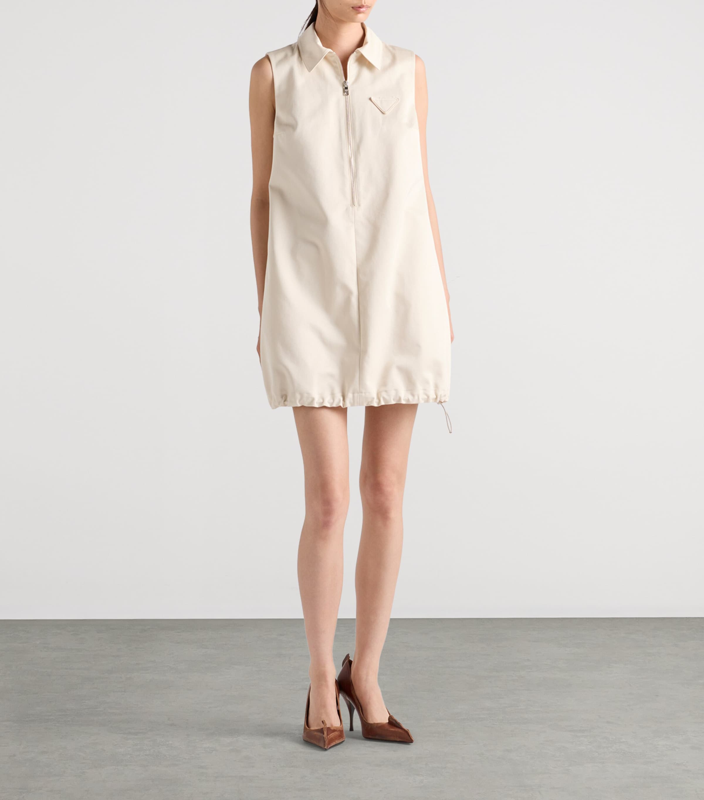 【新品・未使用品】Prada Cutout Charmeuse Dress 38 新品・未使用品】Prada Cutout Charmeuse Dress 38