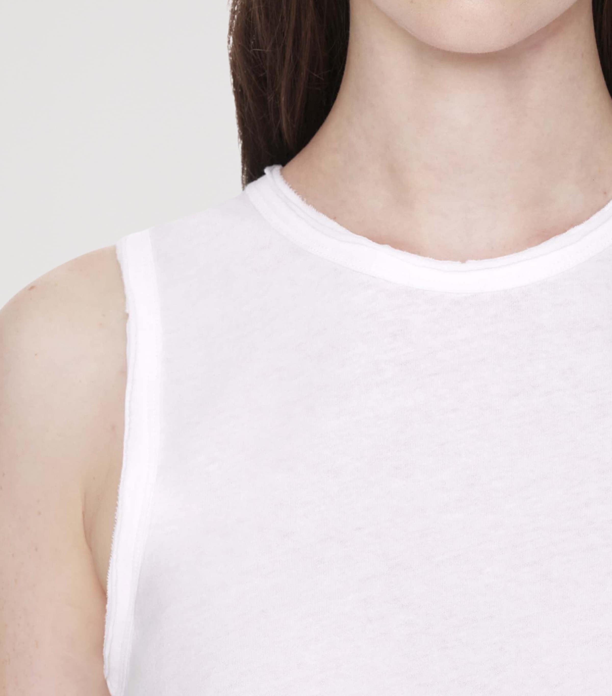 AllSaints Womens Organic Cotton Jenny Tank Top Optic White Image 4