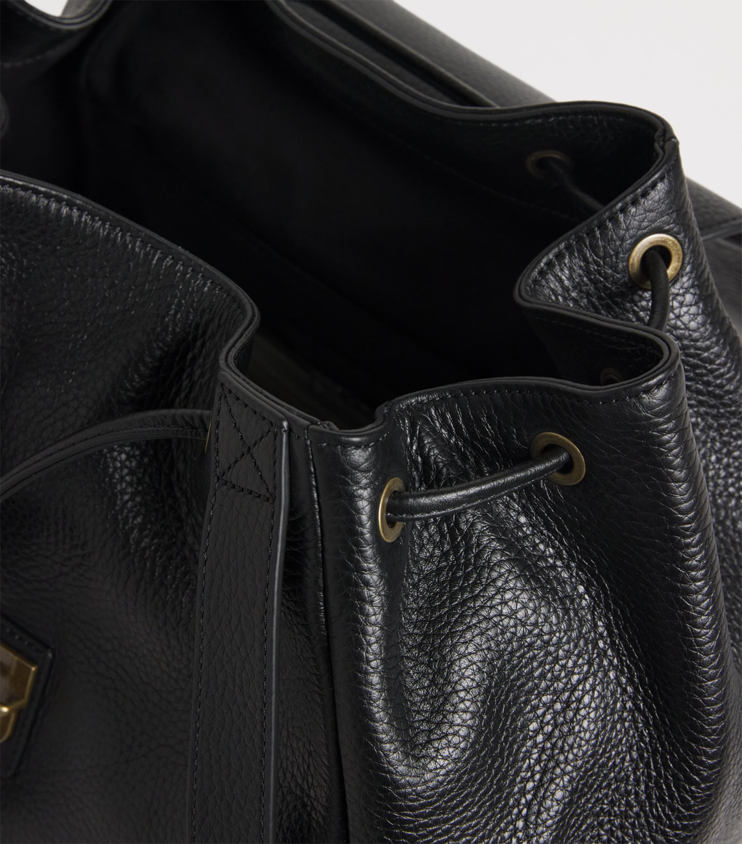 Pebbled Leather Backpack UC001 Image 4