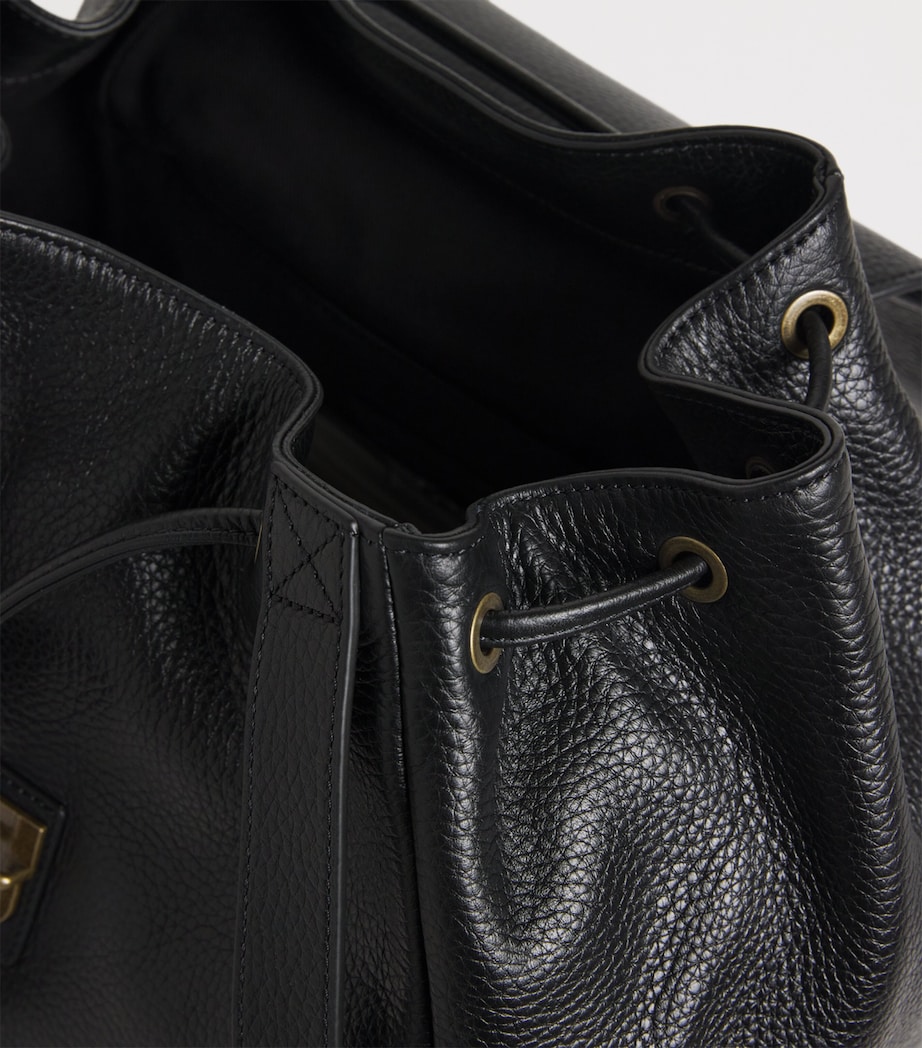 Pebbled Leather Backpack UC001 Image 4
