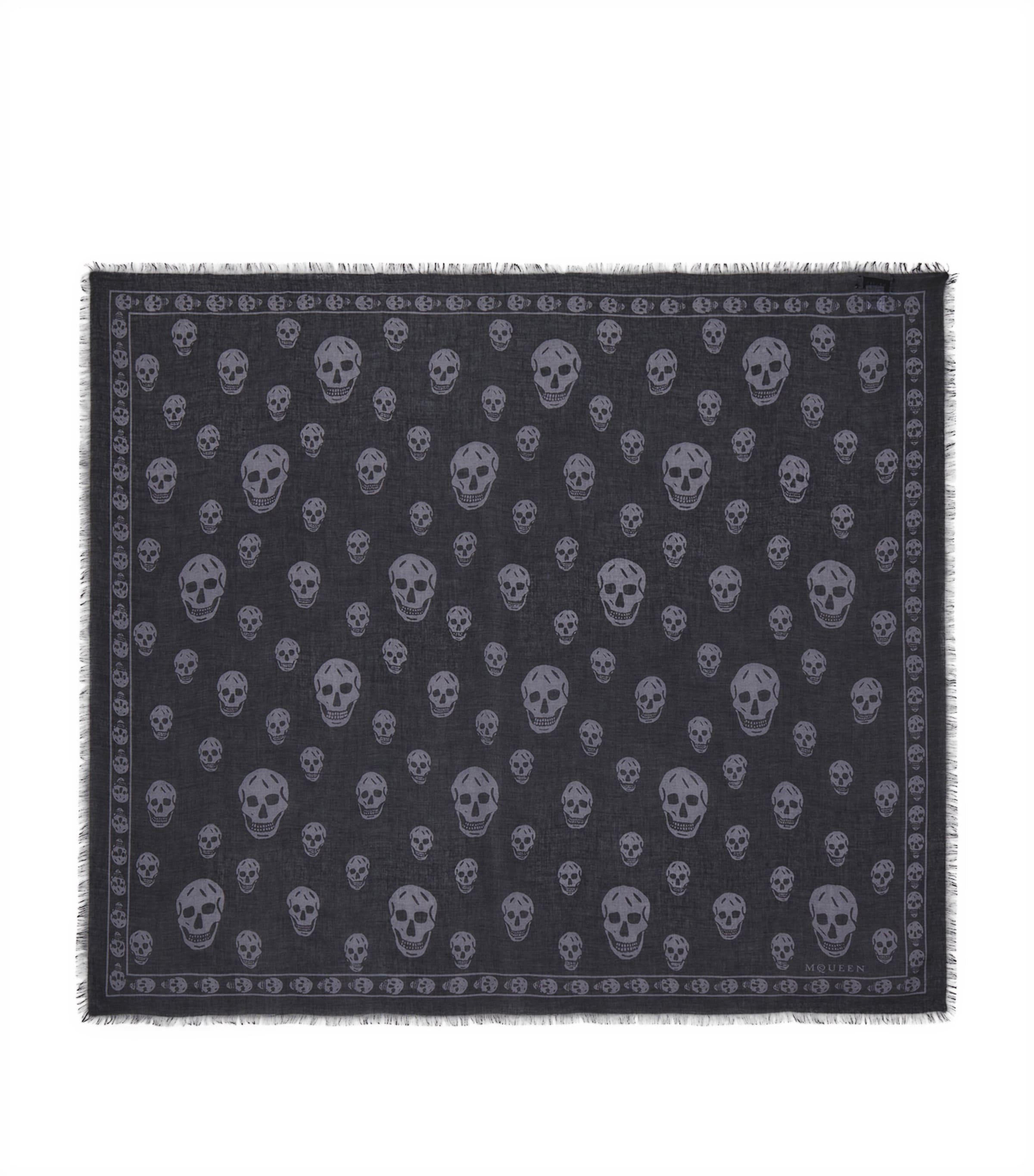 McQueen Silk Skull Scarf | Men New In | Men Accessories | Scarves | Women Accessories | Women New In | Designers | McQueen | Mens Accessories