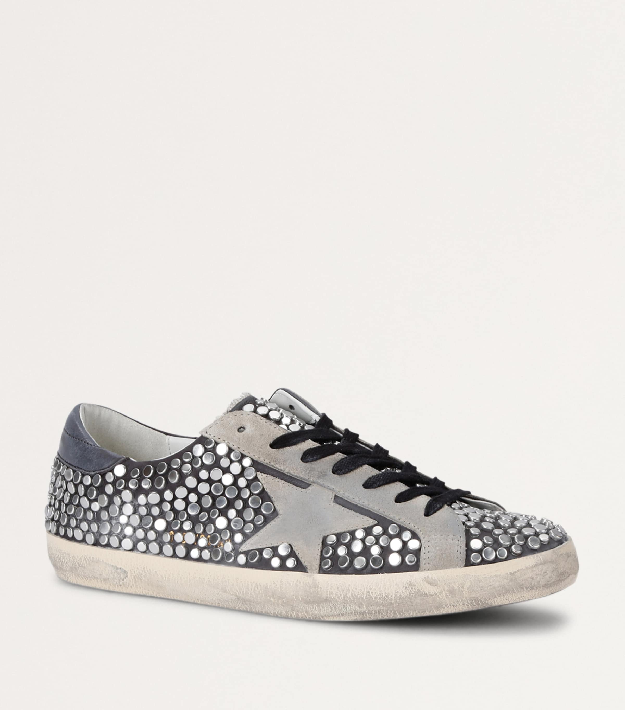 Golden Goose Multi Studded Super-Star Sneakers Harrods QA