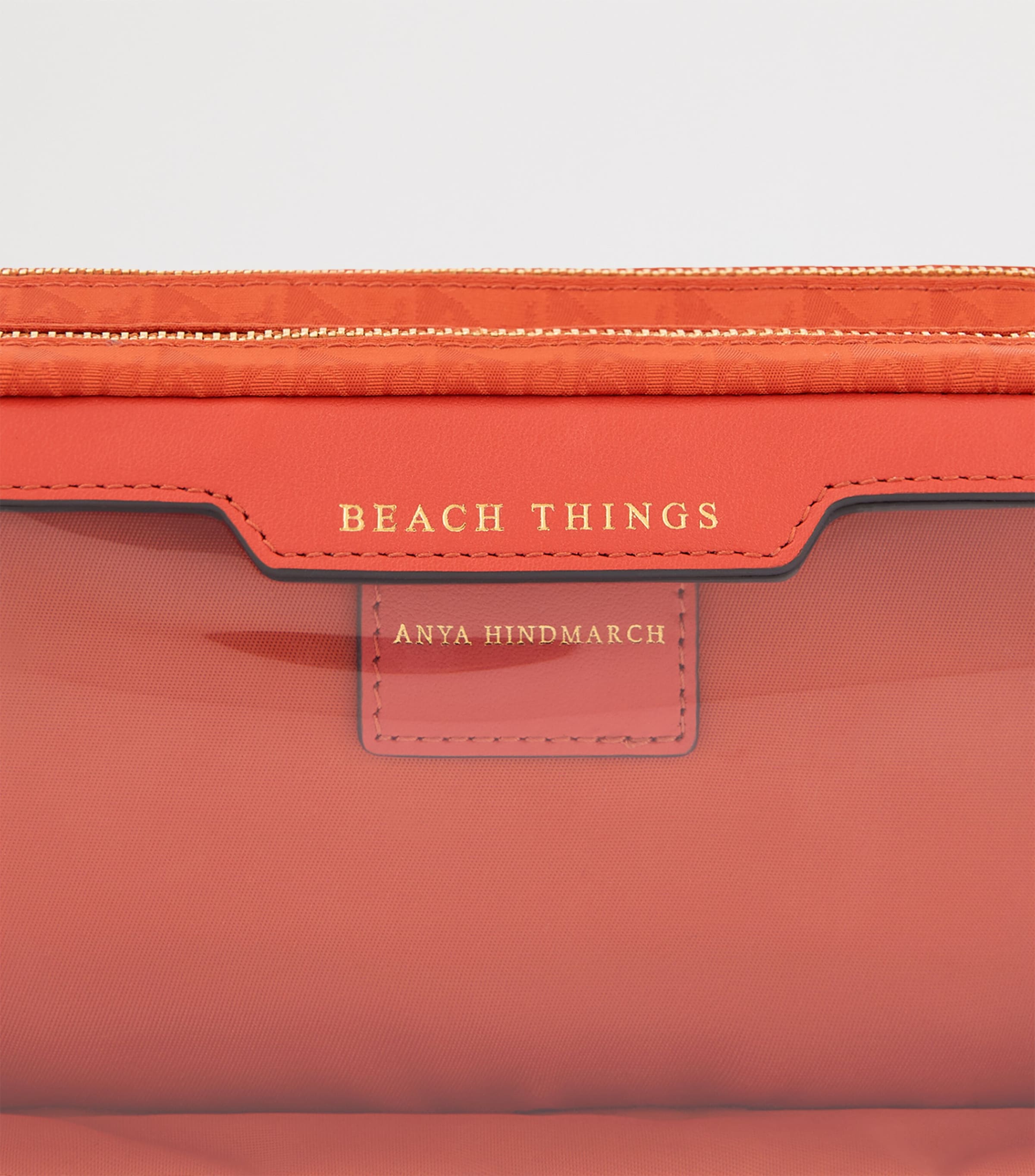 Jacquard Logo Beach Things Pouch BURNT SIENNA Image 4