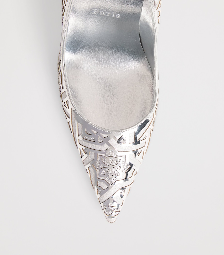 Christian Louboutin Womens Miss Z Carouba Leather Pumps 100 Image 5