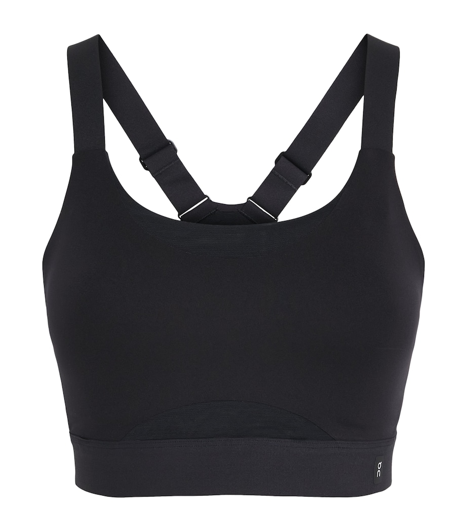 On Womens Performance Sports Bra Black Image 1