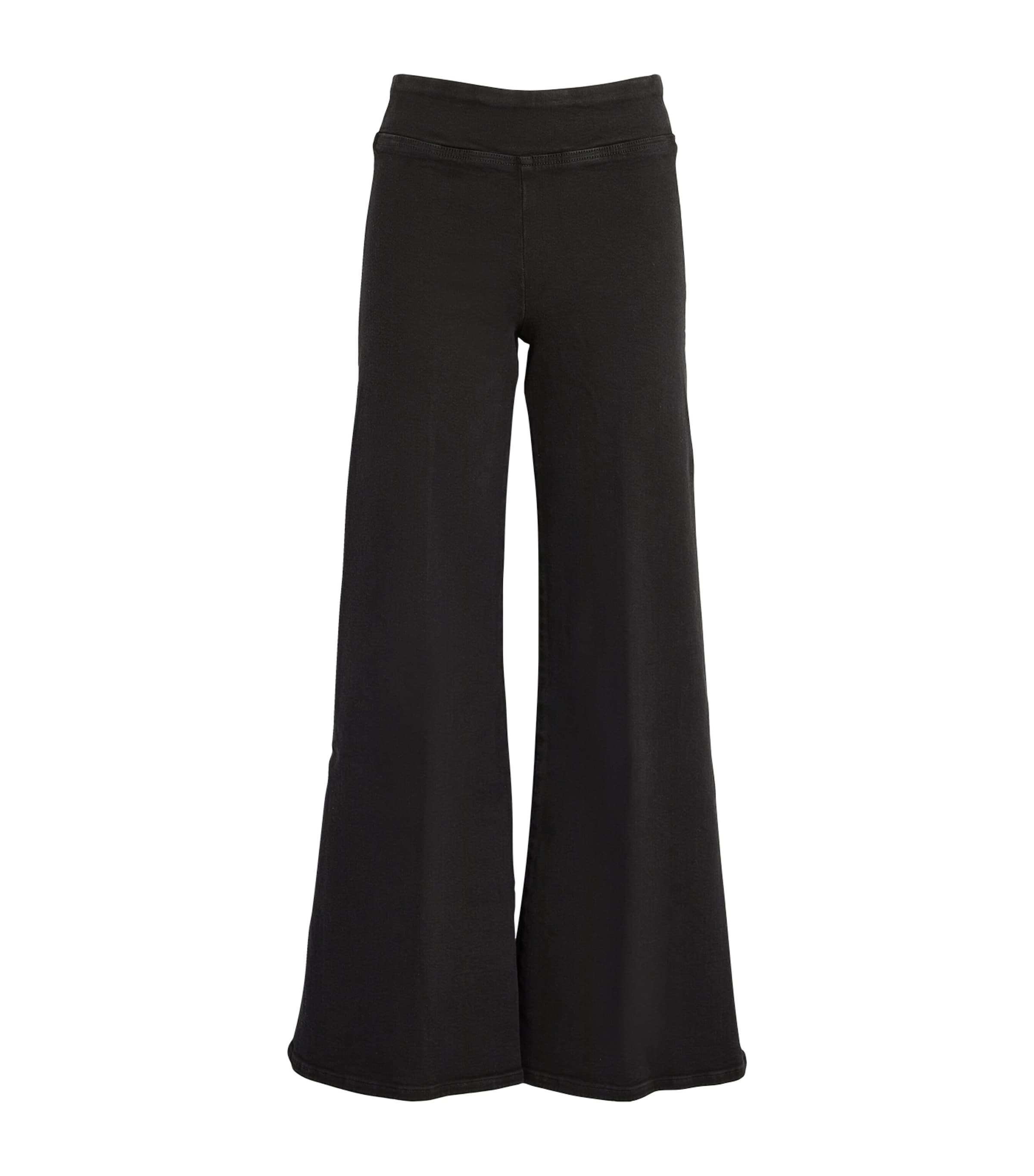 Frame The Jetset Wide-leg Jeans In Black