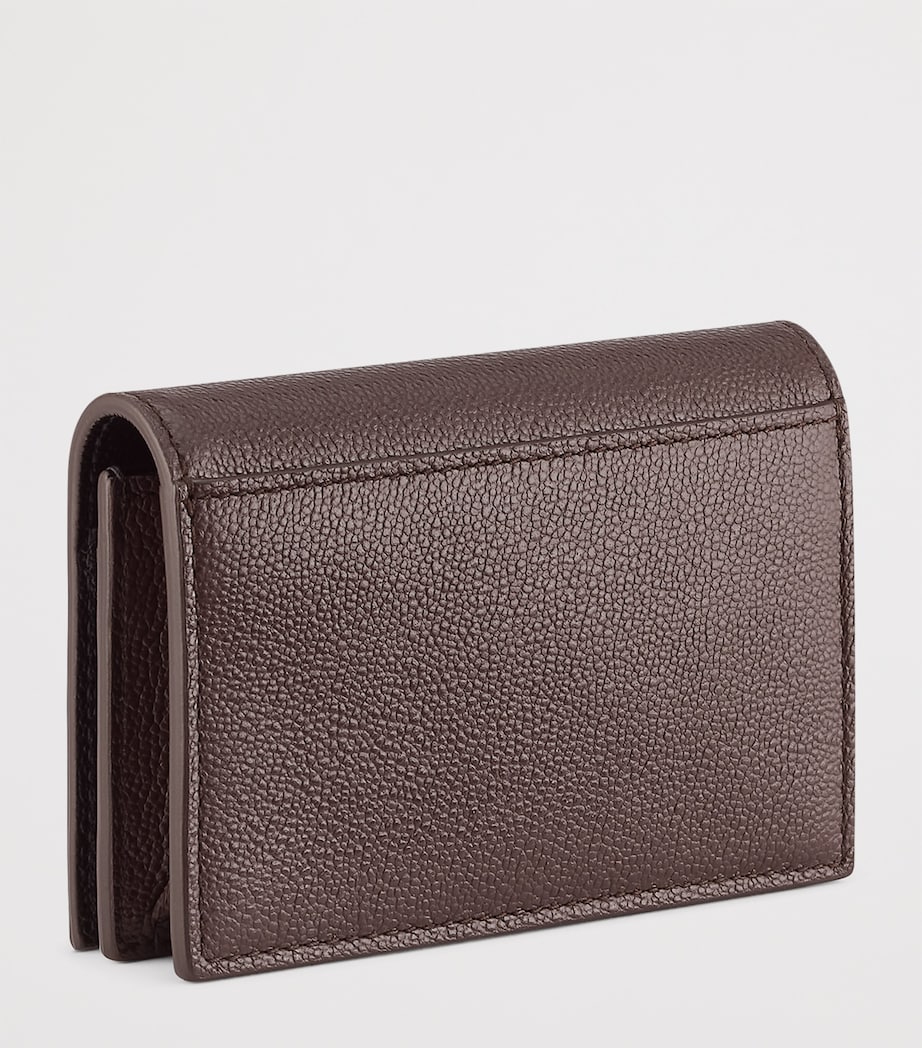 Leather Bvlgari Man Business Card Holder BROWN MEDIUM Image 3