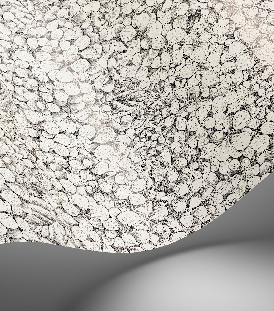 Cole & Son x Fornasetti Ortensia Wallpaper Roll Black & White Image 2
