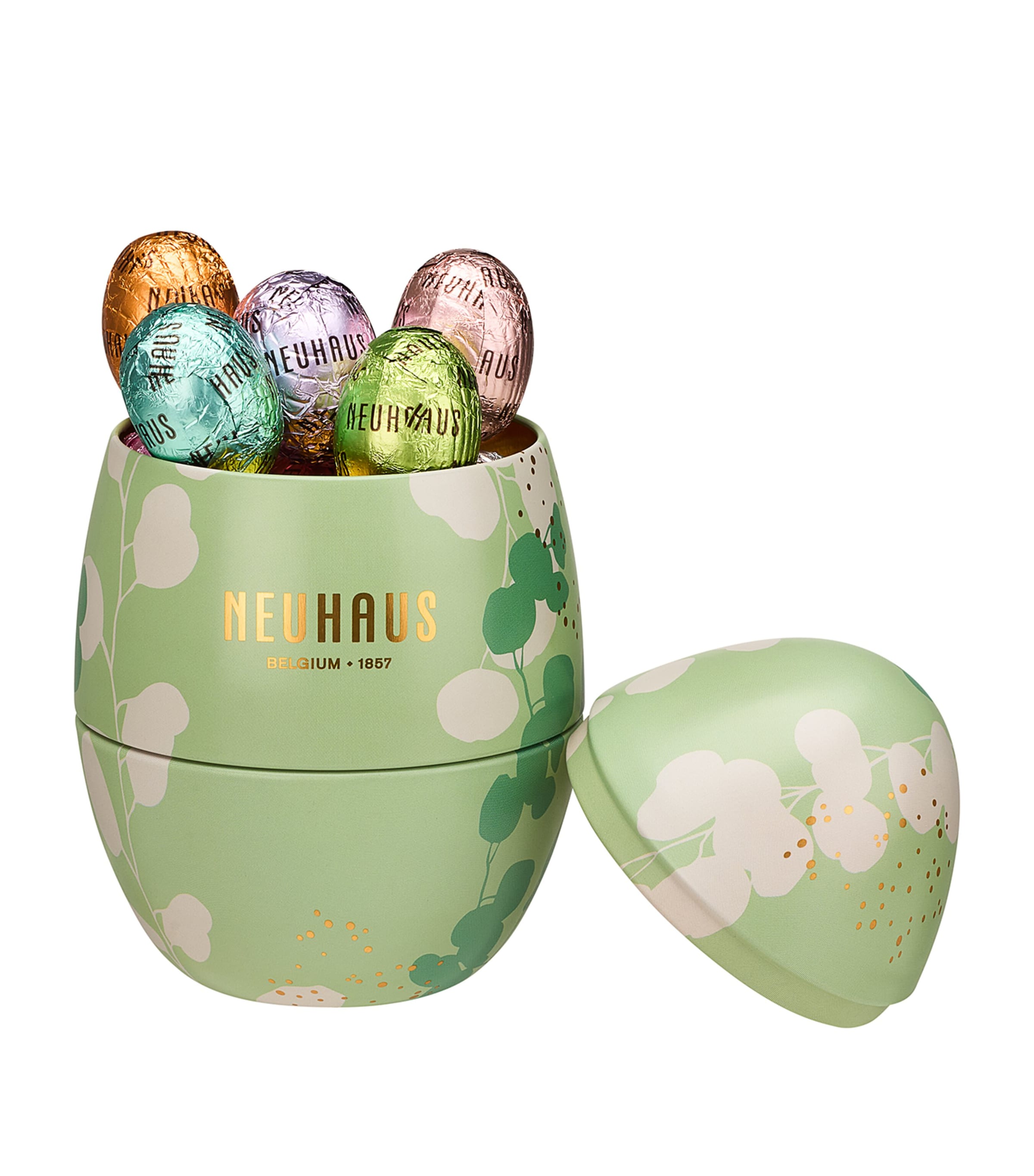 Milk, Dark and White Chocolate Easter Egg Tin (195g)