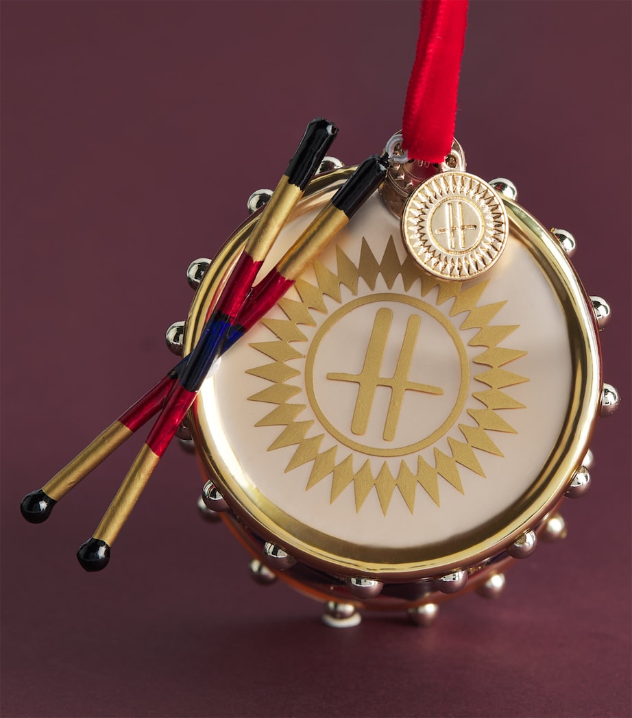Harrods Glass Drum Tree Decoration Image 2
