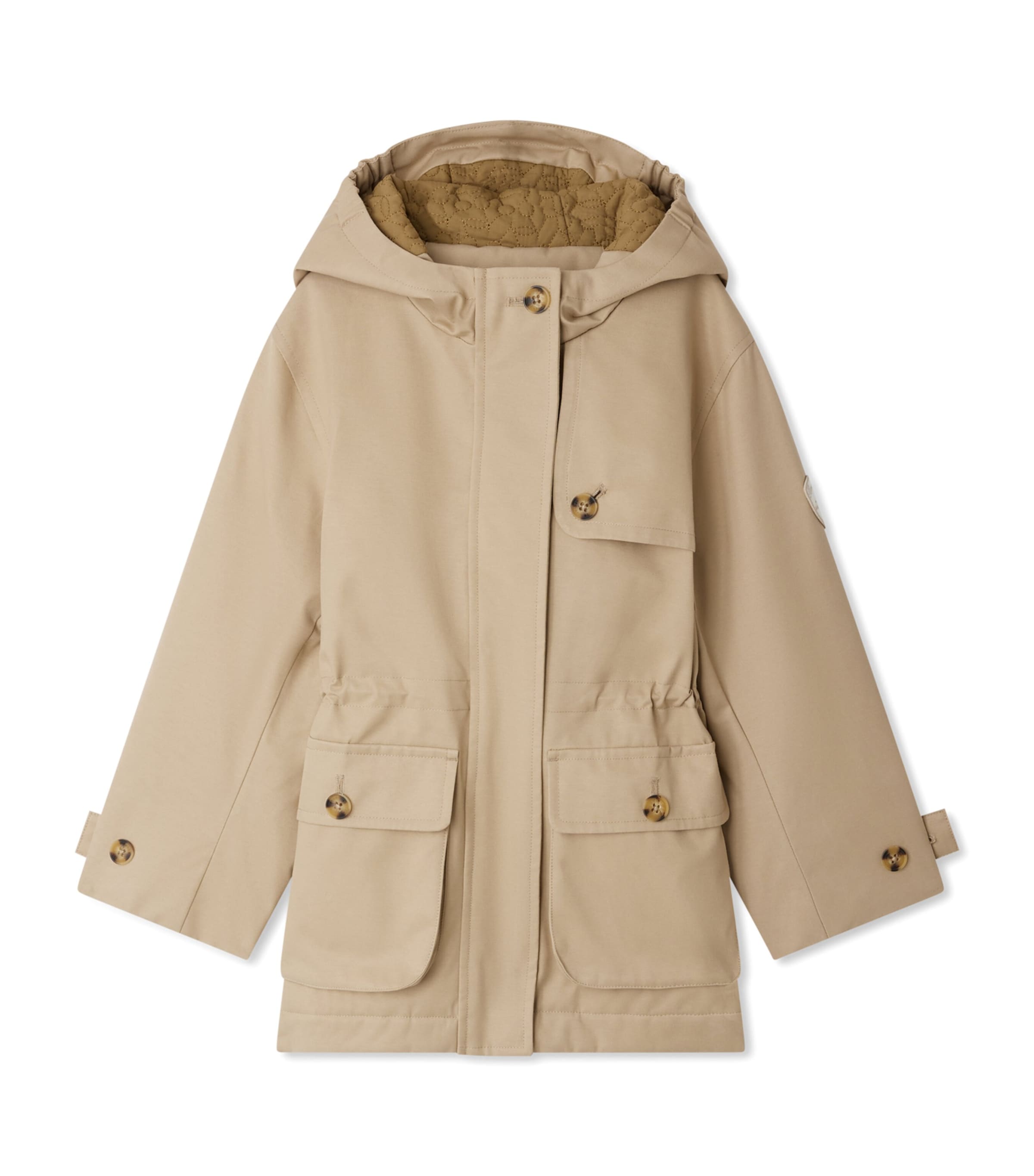 Bonpoint Cotton Hooded Parka (4-8 Years) | Kids New In | Girls Clothing | Coats & Jackets | Designers | Bonpoint