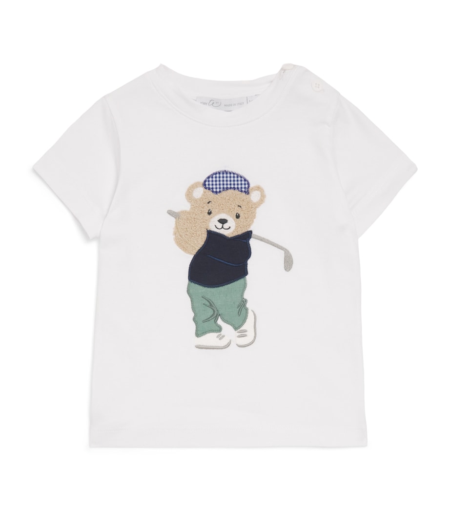 Per Te Stretch-Cotton Golf Bear T-Shirt (3 Months-4 Years) Image 1