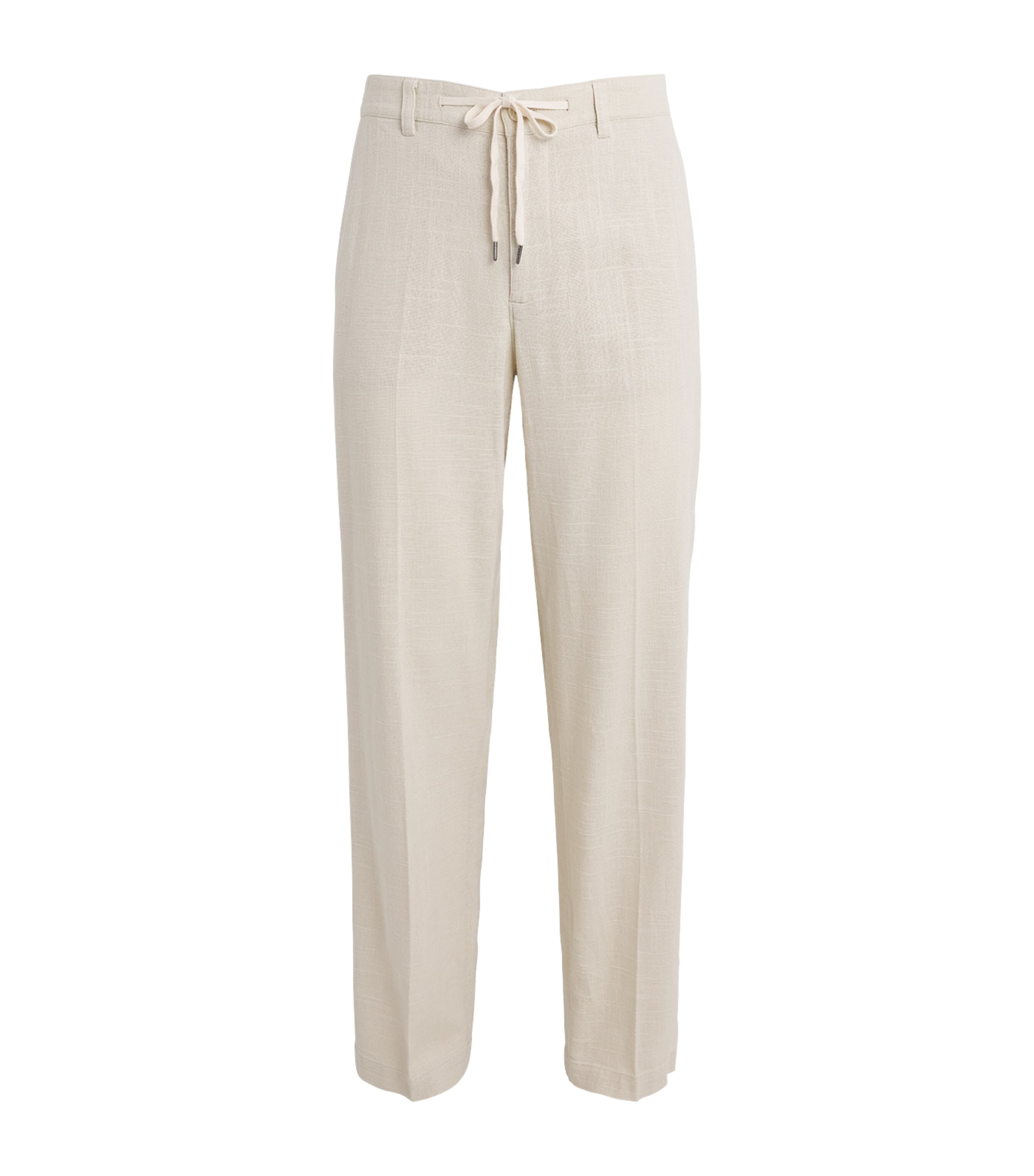 PAIGE Mens Woven Tiano Trousers Natural Image 1