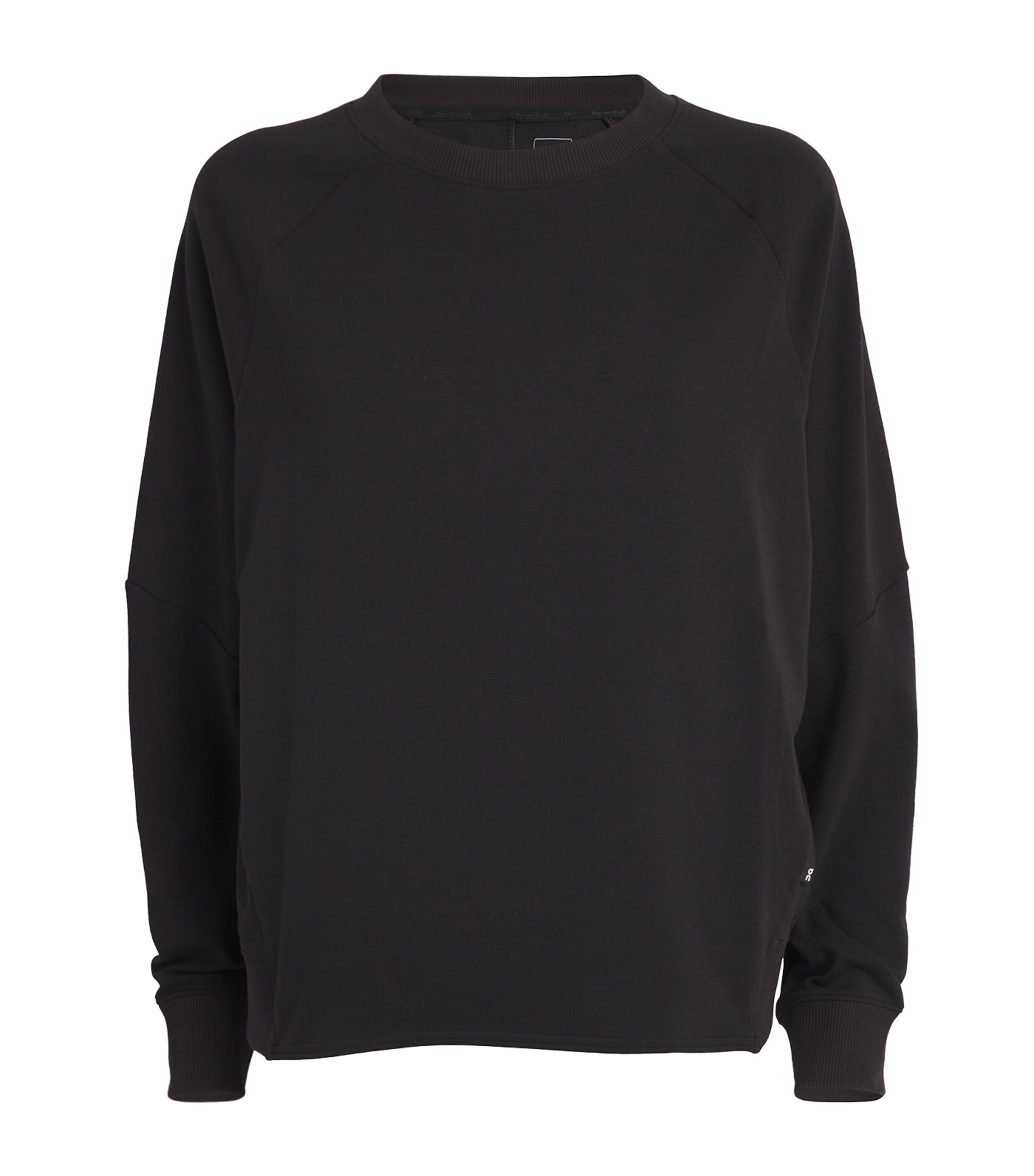 On Running Cotton-blend Movement Crew Sweatshirt In Black