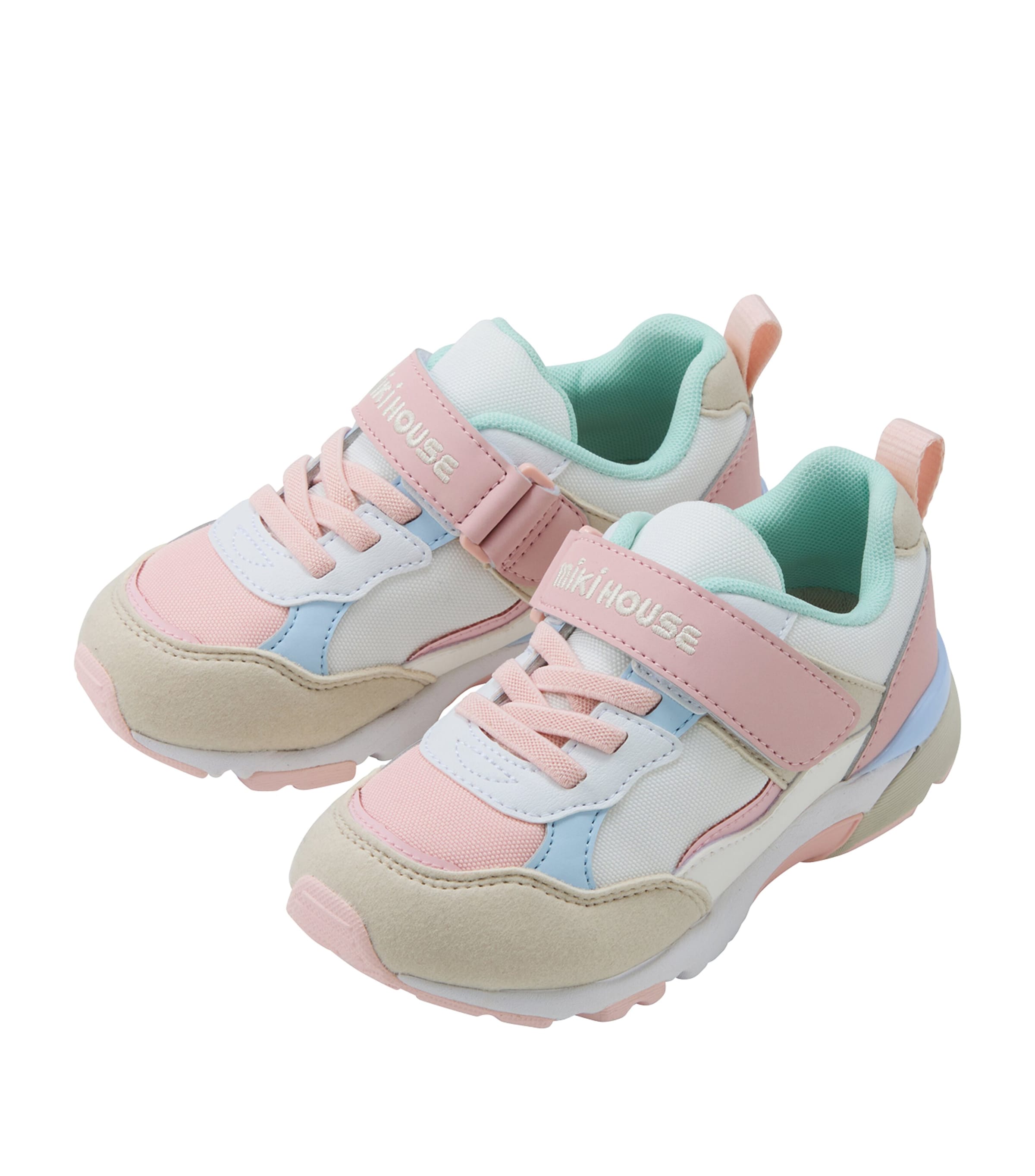 Miki House Velcro-strap Sneakers In Multi