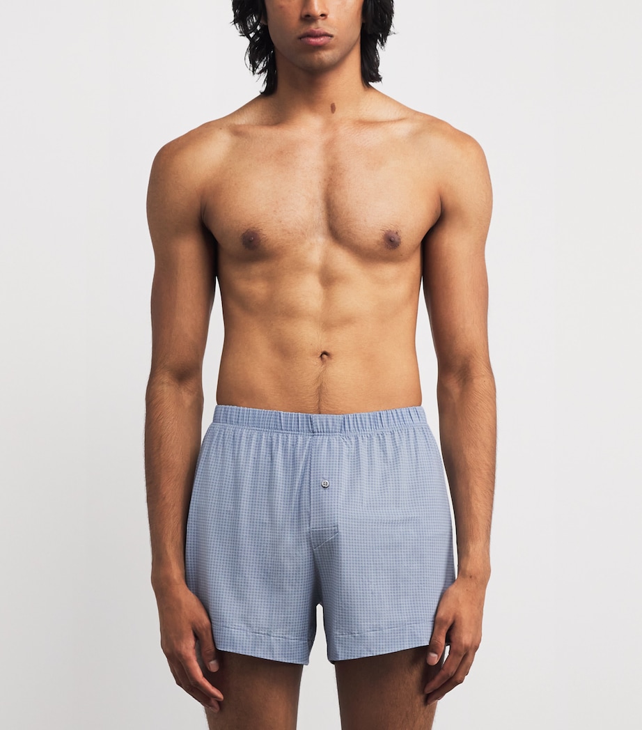 700 Pureness Traditional Boxers 992 HOUNDSTOOTH BLUE Image 2