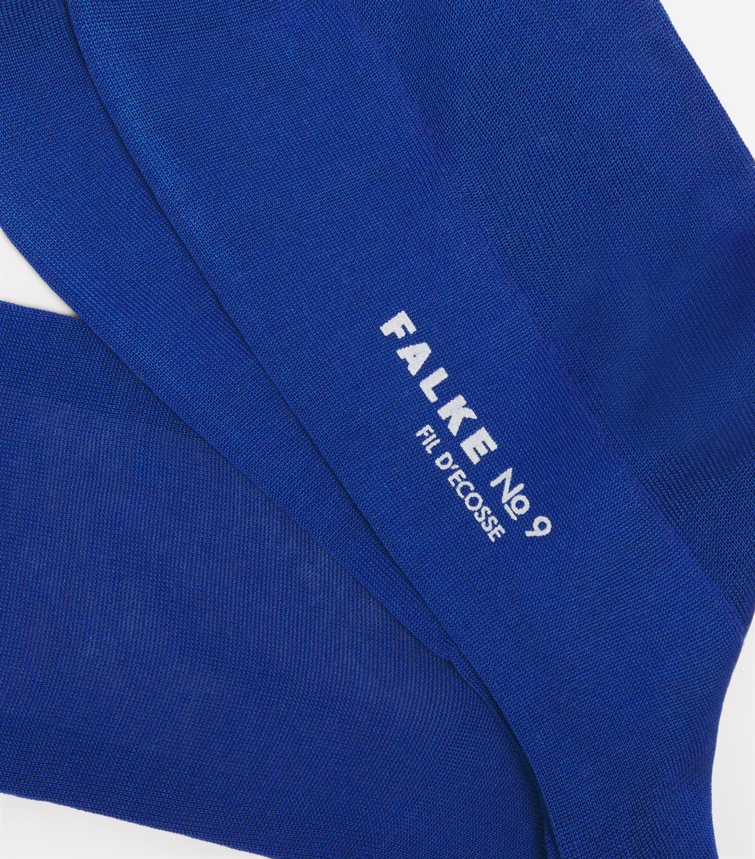 Falke Mens No.9 Fil D’Ecosse Socks Cobalt Image 2