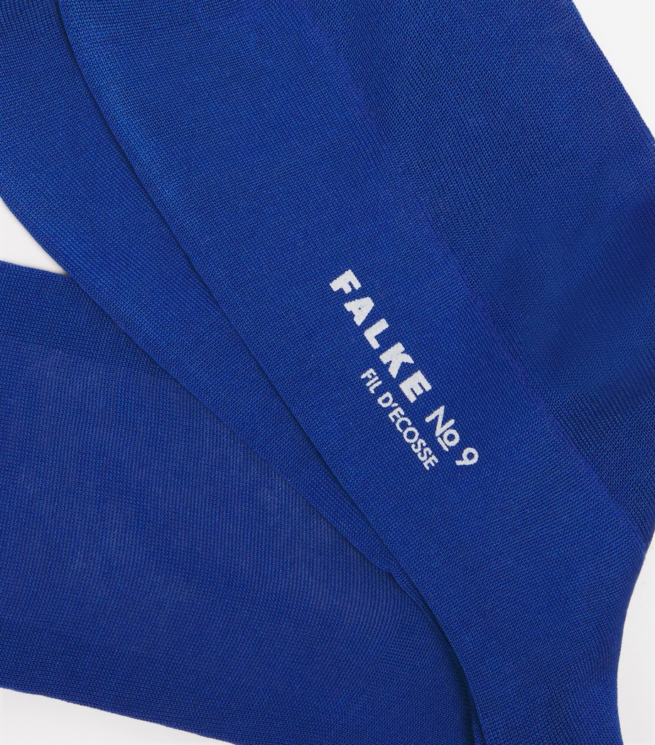Falke Mens No.9 Fil D’Ecosse Socks Cobalt Image 2