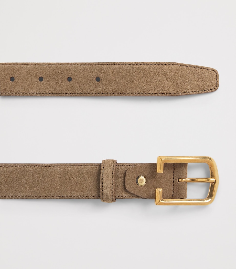 Corneliani Suede Belt Natural / Beige Image 3