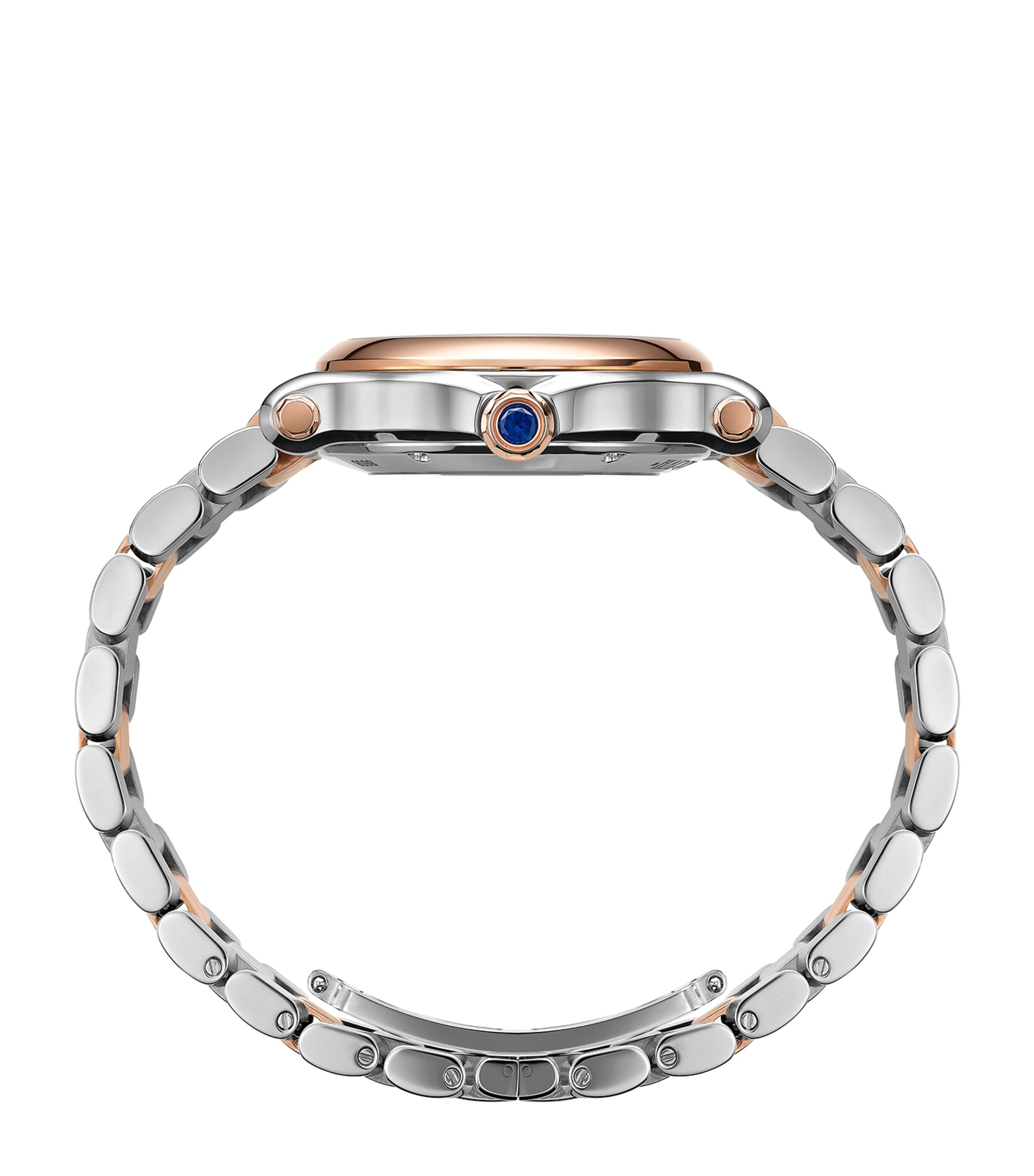 Rose Gold, Stainless Steel and Diamond Happy Sport Automatic Watch 33mm ROSE GOLD/STAINLESS Image 9